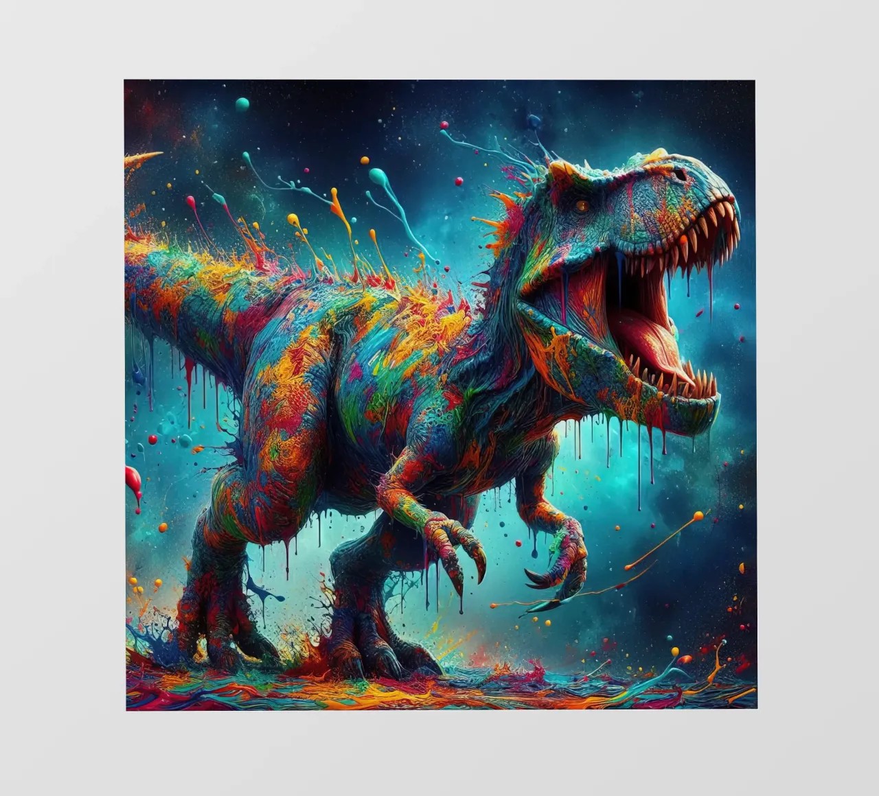 Dinosauro ad acquerello pellicola backlit da 🎁 ARTVI-SHOP