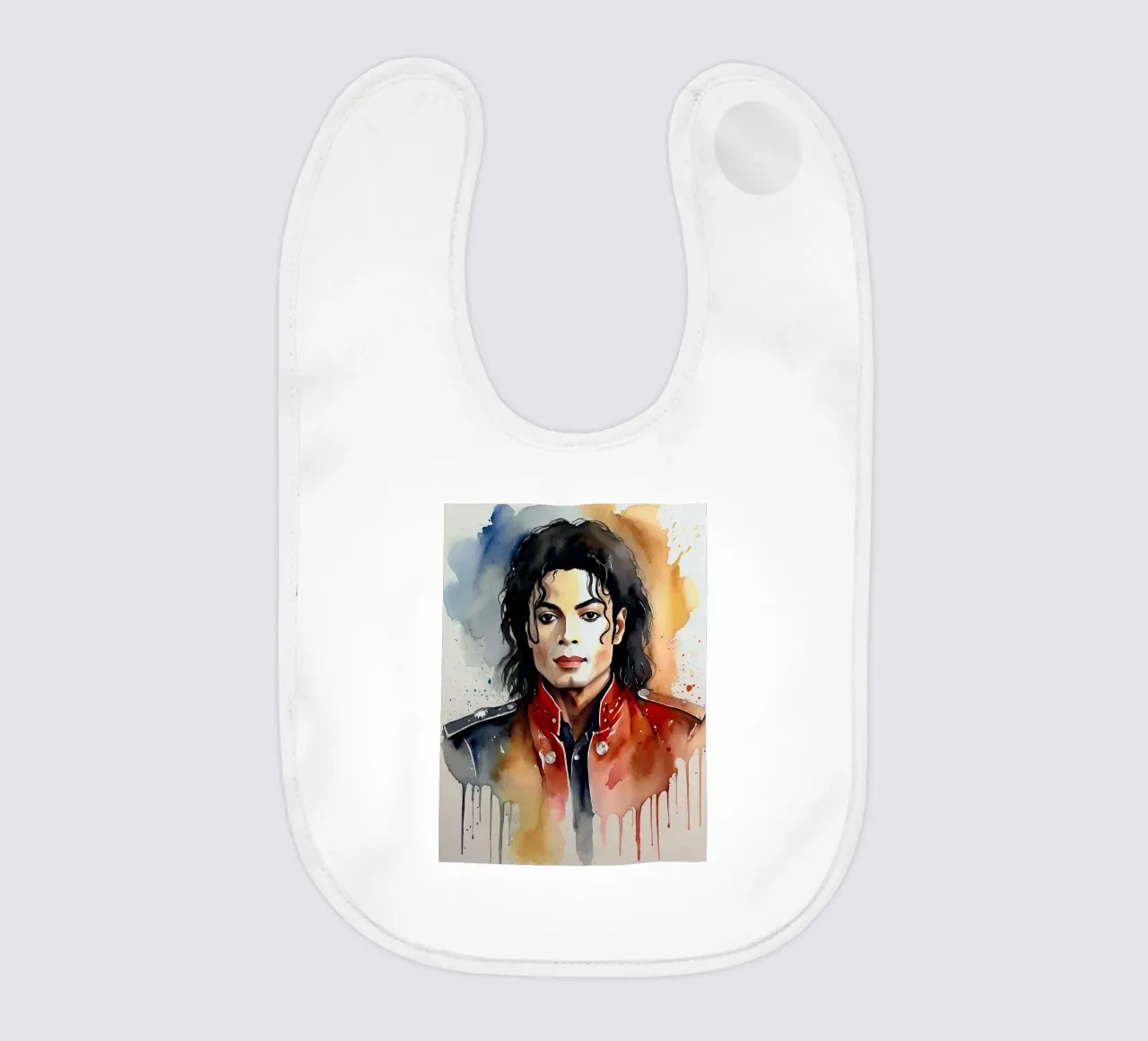 Michael jackson baby bib by 🎁 ARTVI-SHOP