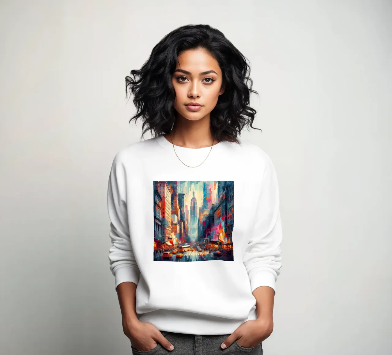 Acquerello di New York felpa da ARTVI-SHOP