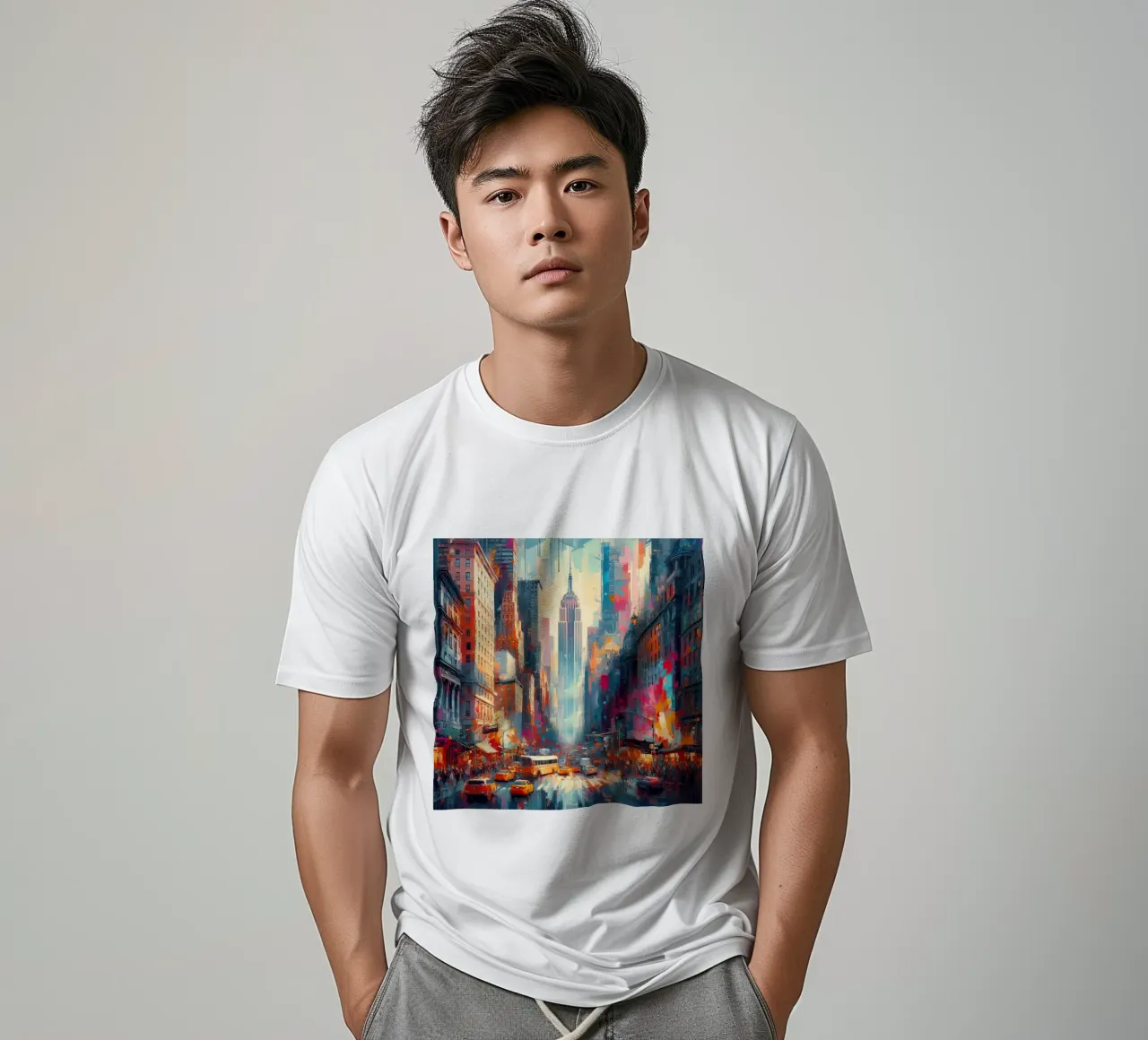Acquerello di New York t-shirt da 🎁 ARTVI-SHOP