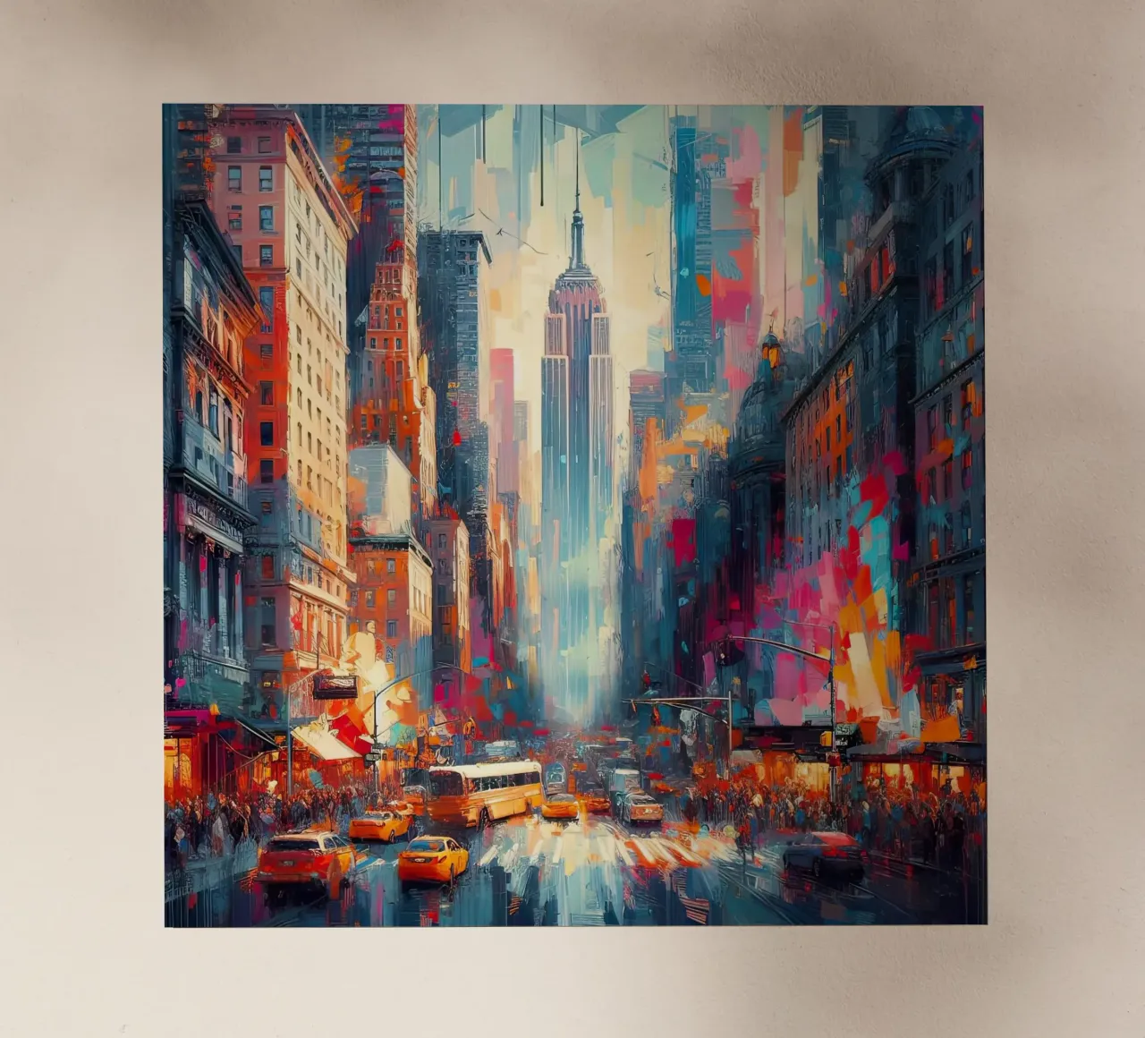 Acquerello di New York pellicola backlit da ARTVI-SHOP