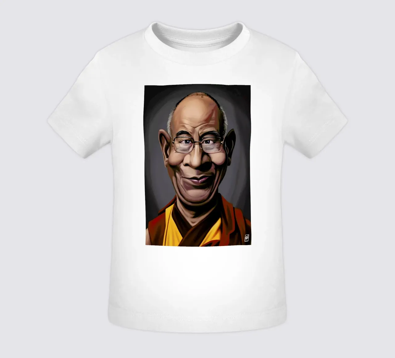 Dalai Lama maglietta neonato da Rob Art | Illustration