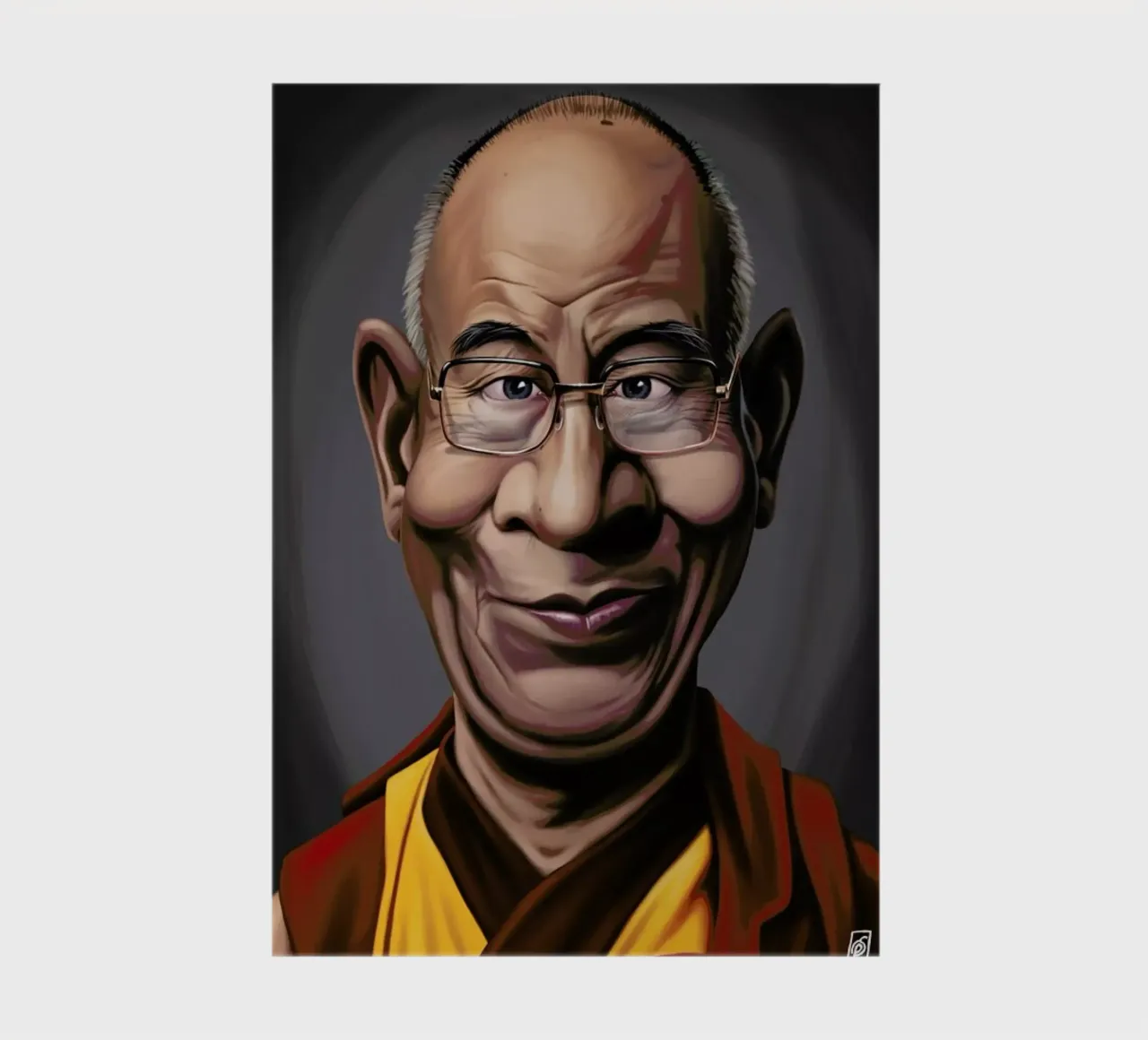 Dalai Lama notebook by Rob Art | Illustration