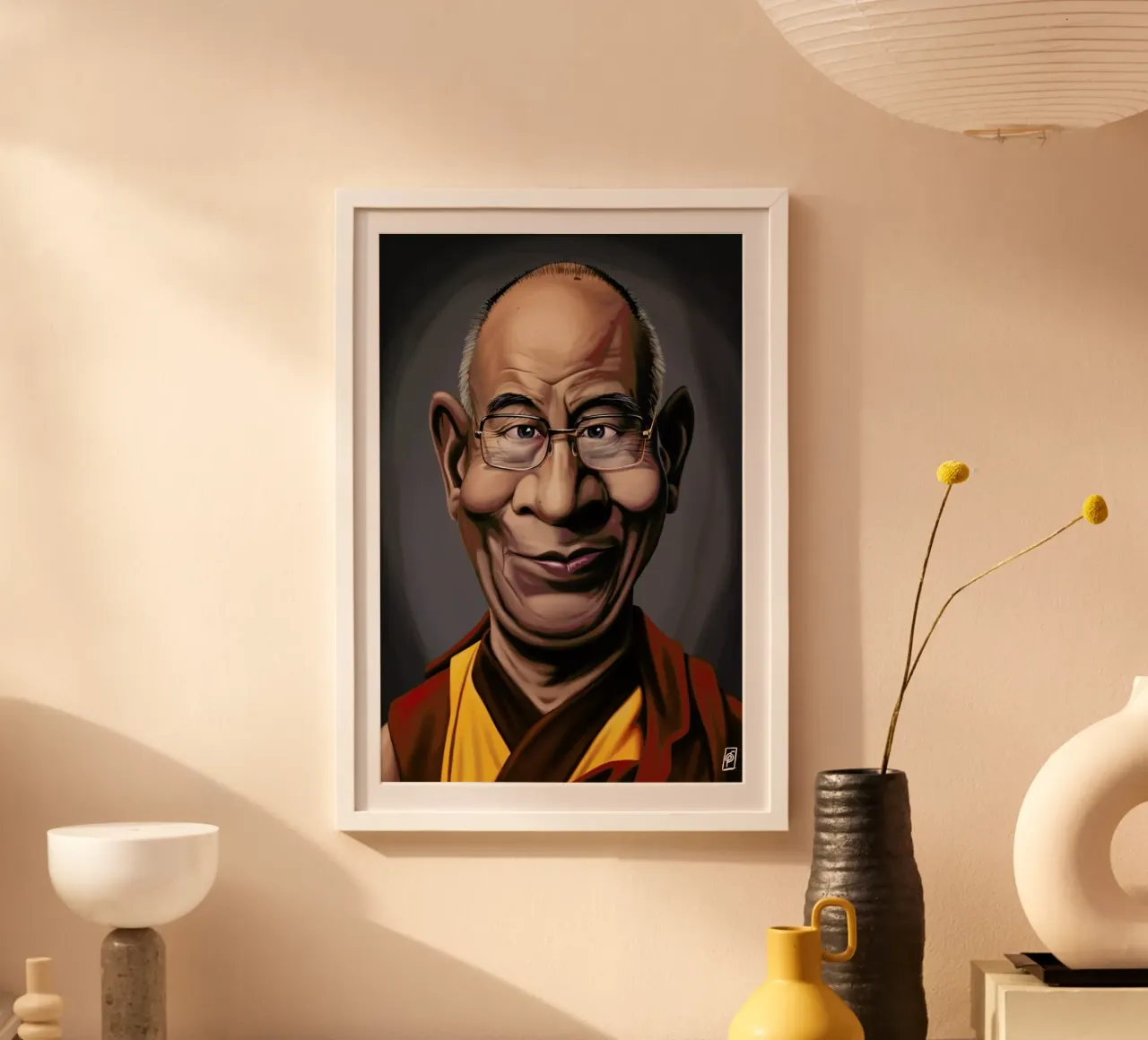 Dalai Lama poster da Rob Art | Illustration