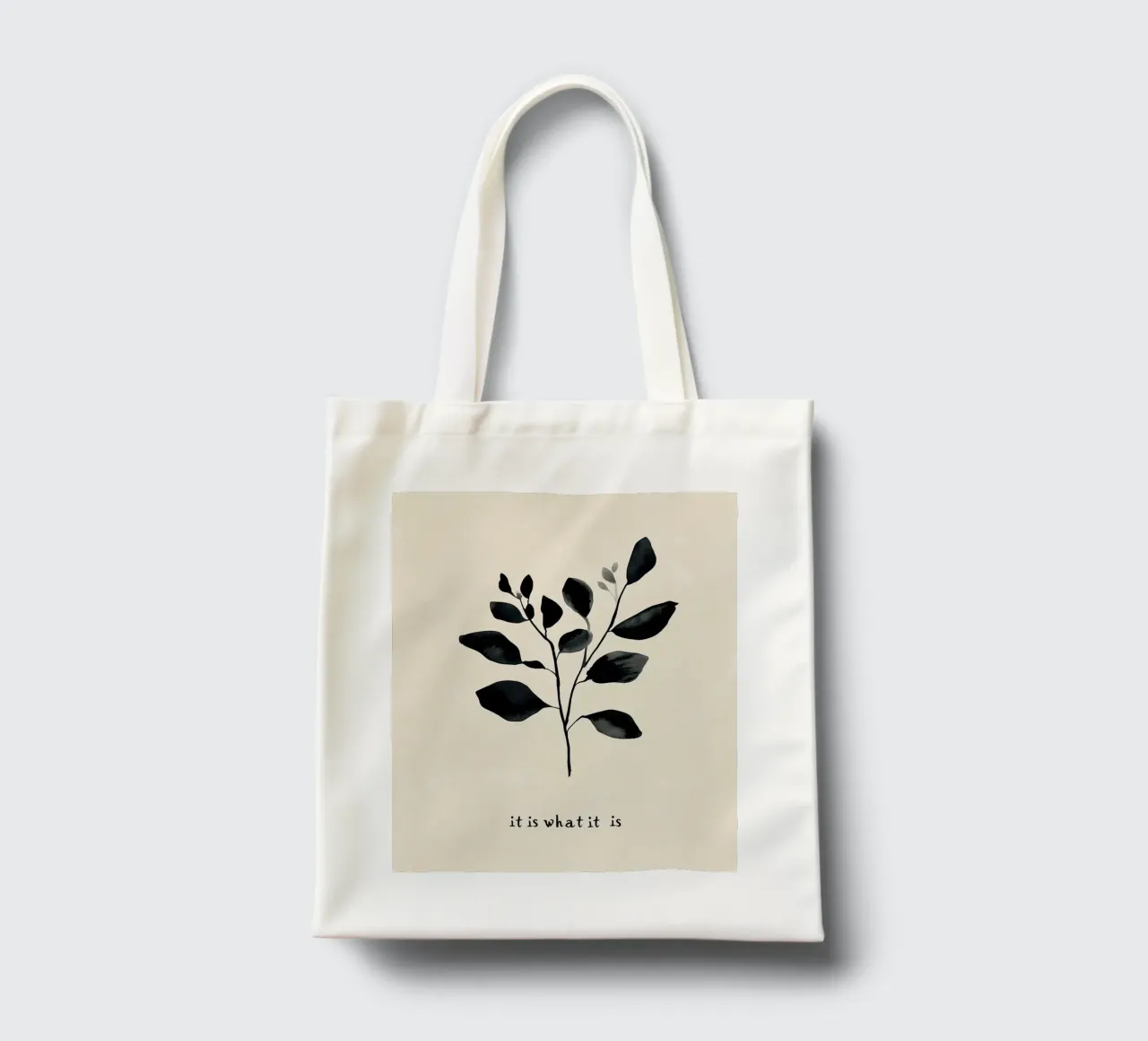 It Is What It Is borsa in juta da treechild