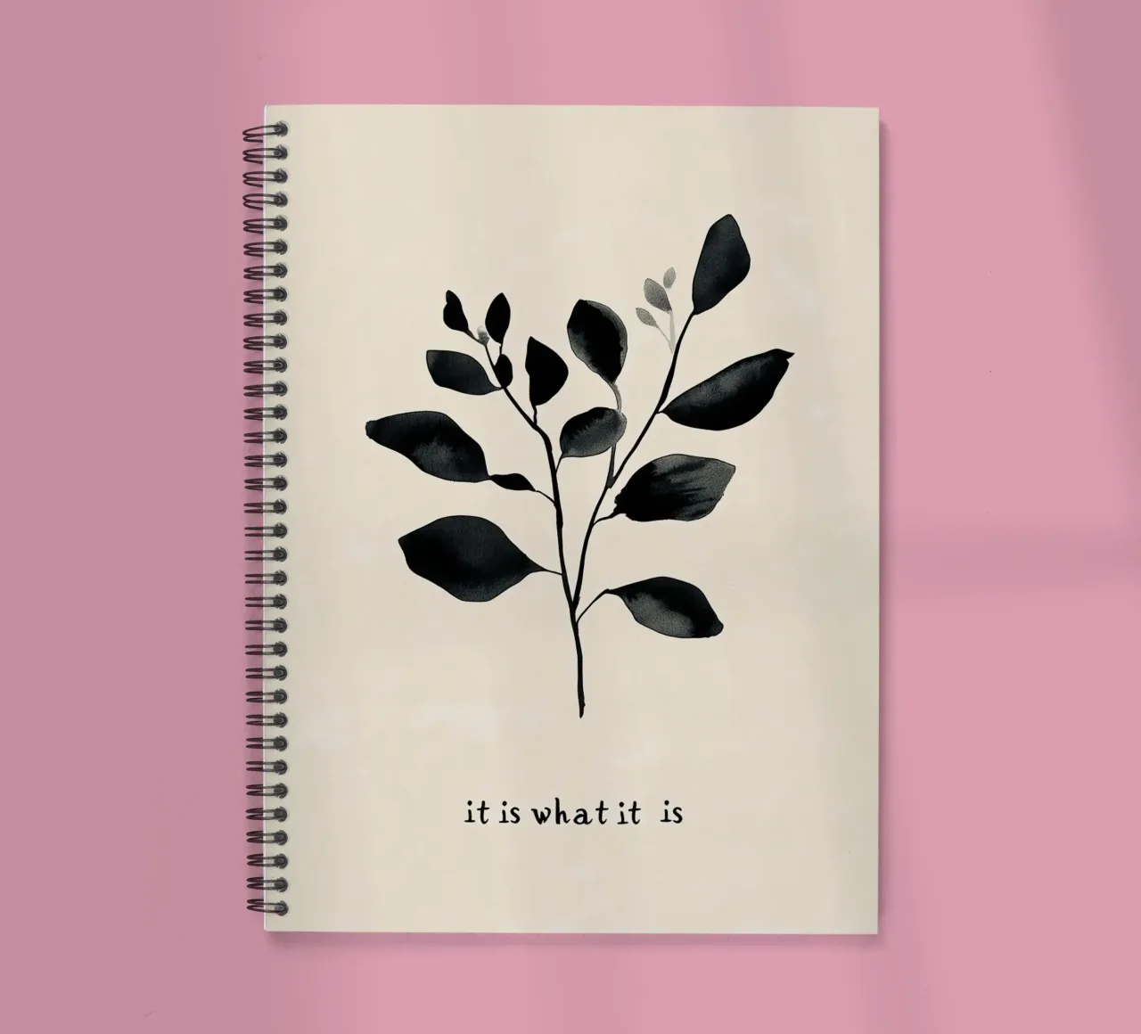 It Is What It Is spiral notebook by treechild
