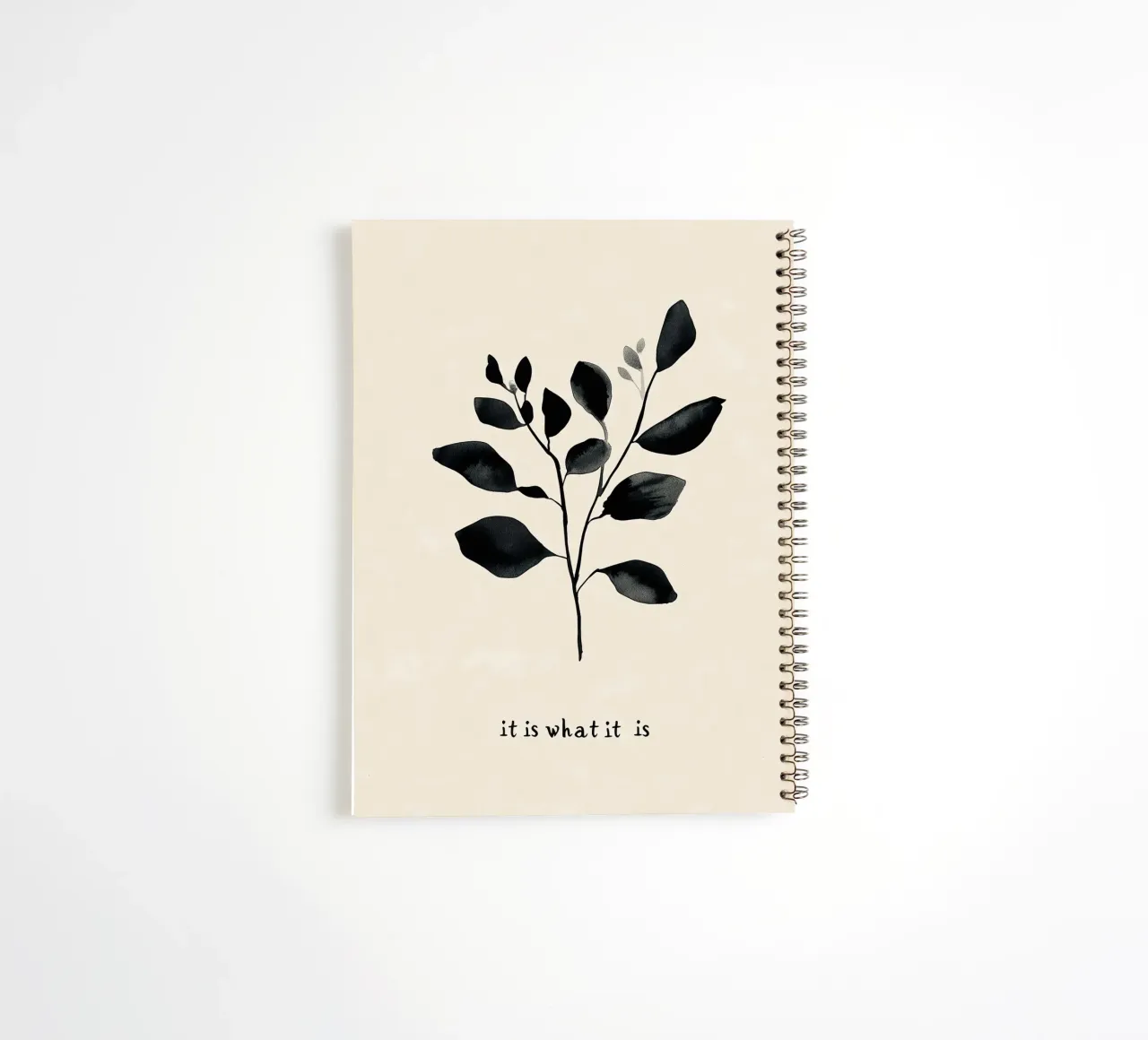 It Is What It Is spiral notebook by treechild