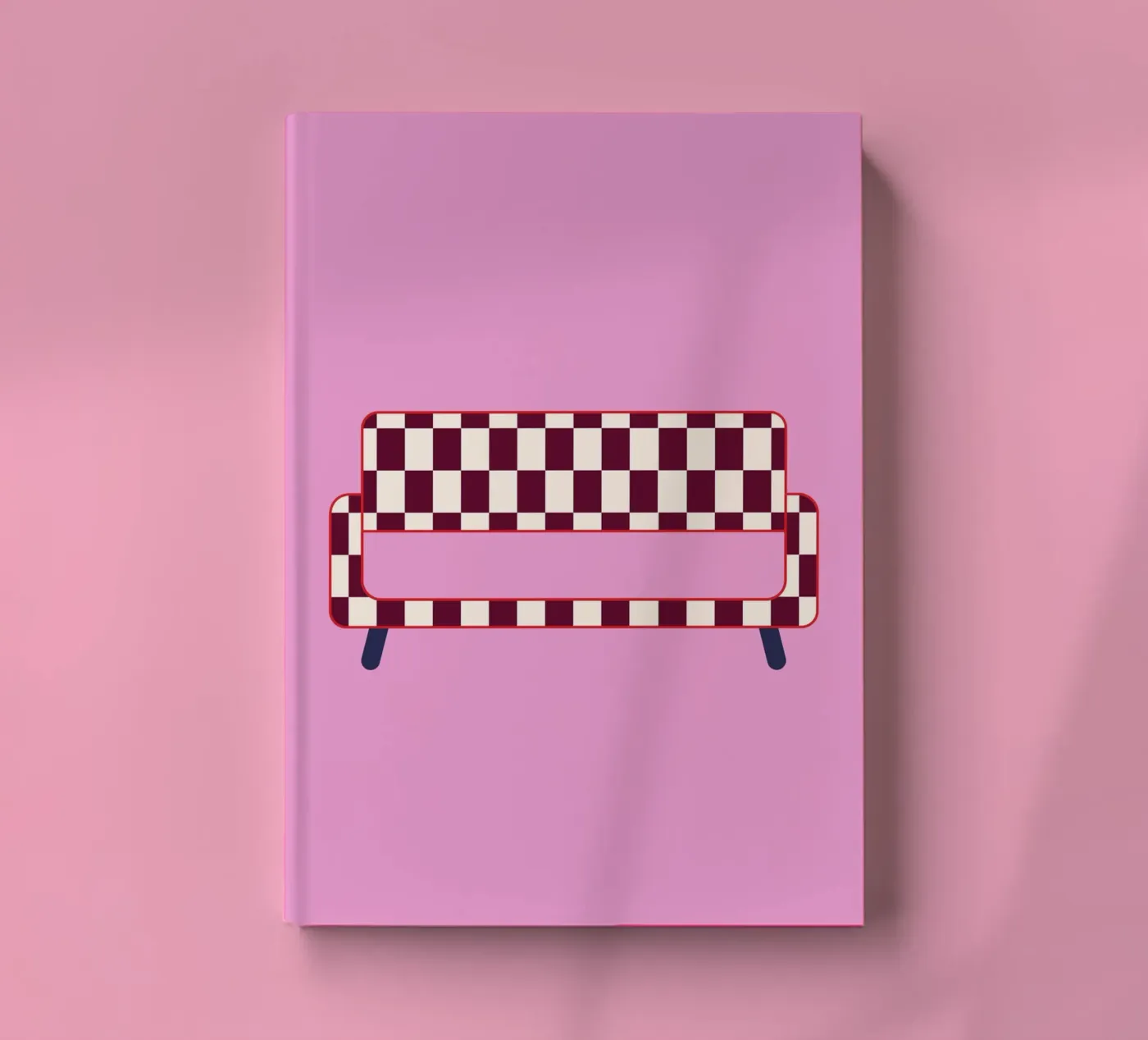 Checked Sofa notebook by janamossmann