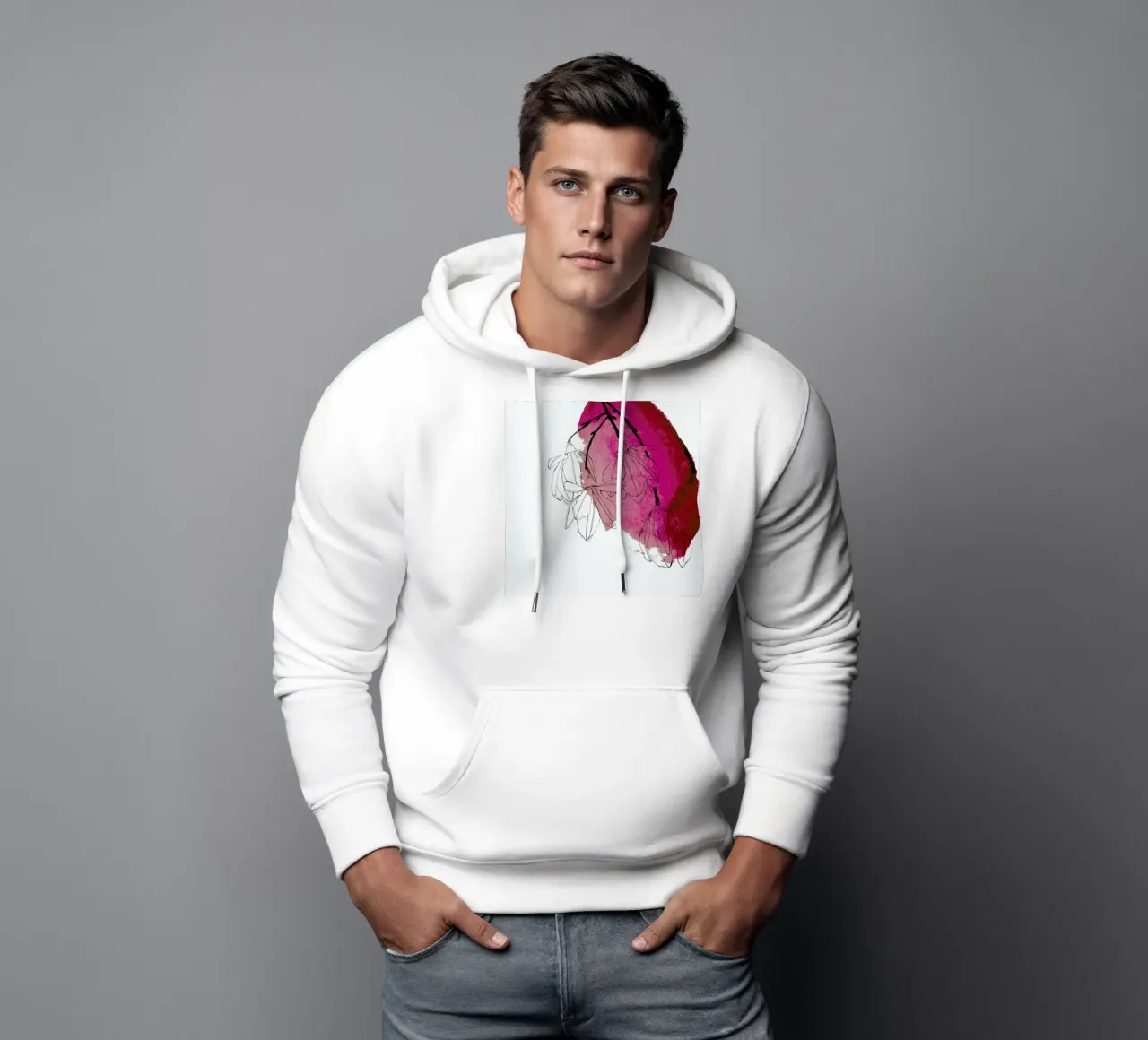 Magnolia felpa con cappuccio da Morgan Kendall