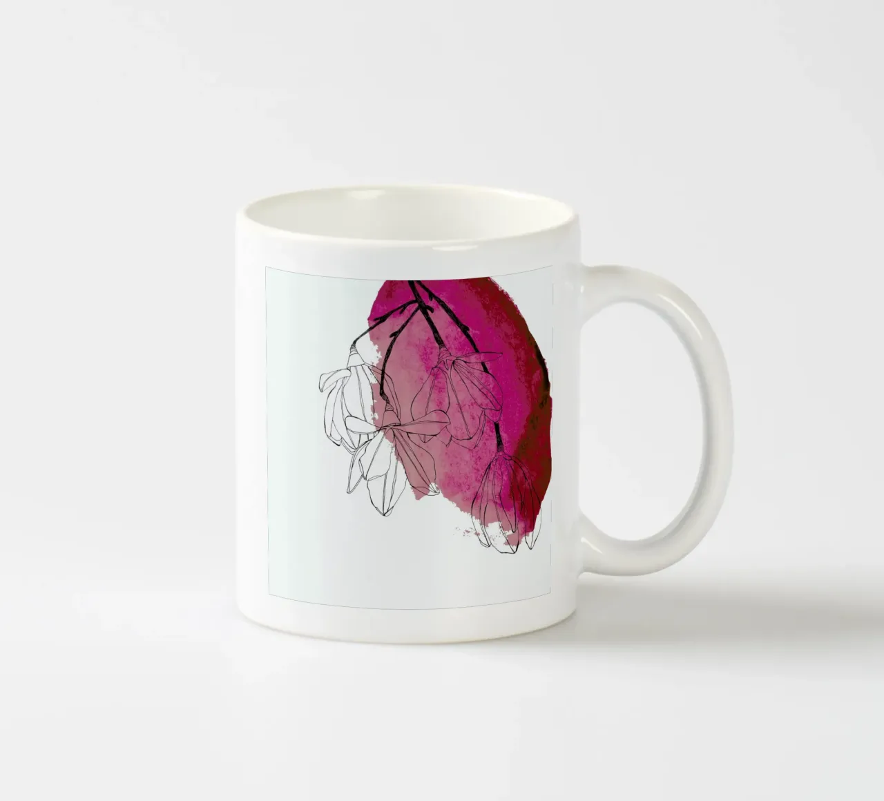 Magnolia tazza in ceramica da Morgan Kendall