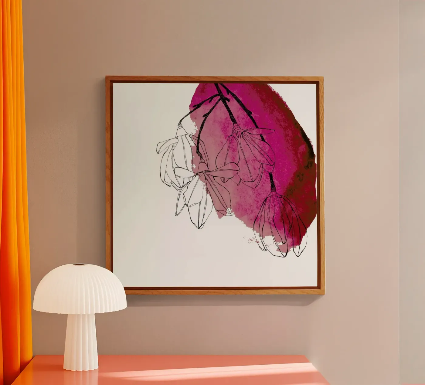 Magnolia plexiglass da Morgan Kendall