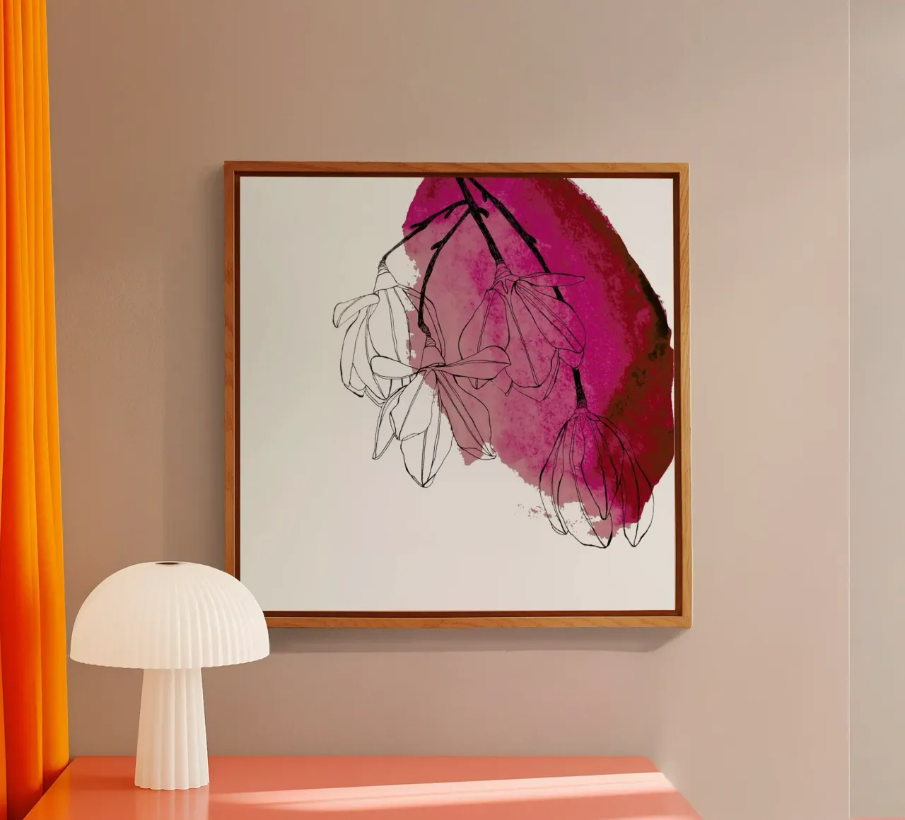 Magnolia plexiglass da Morgan Kendall