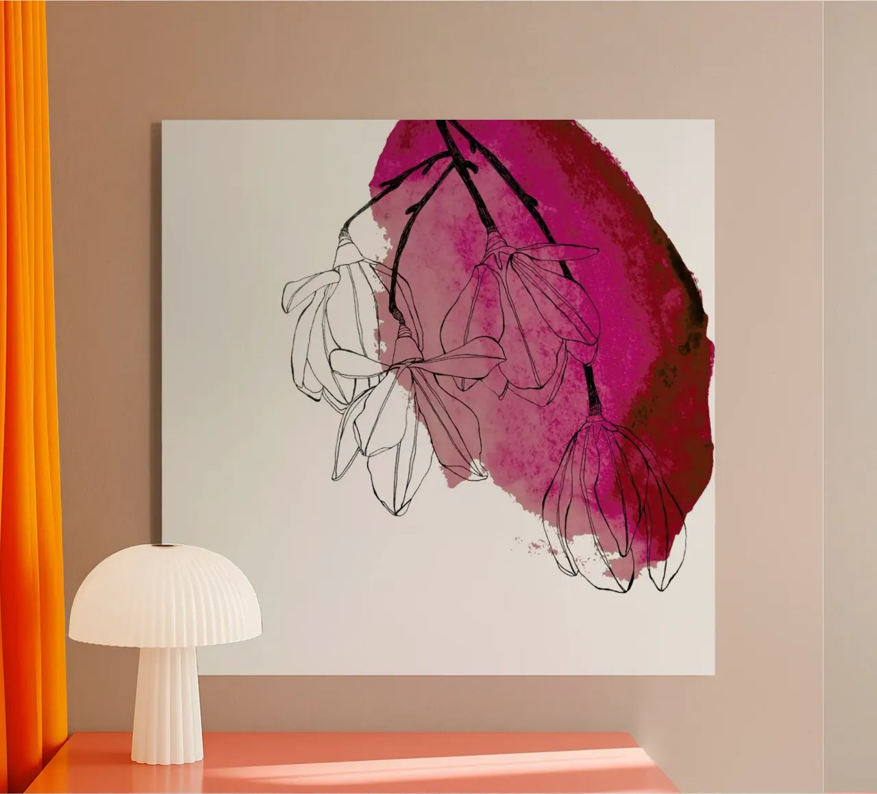 Magnolia plexiglass da Morgan Kendall