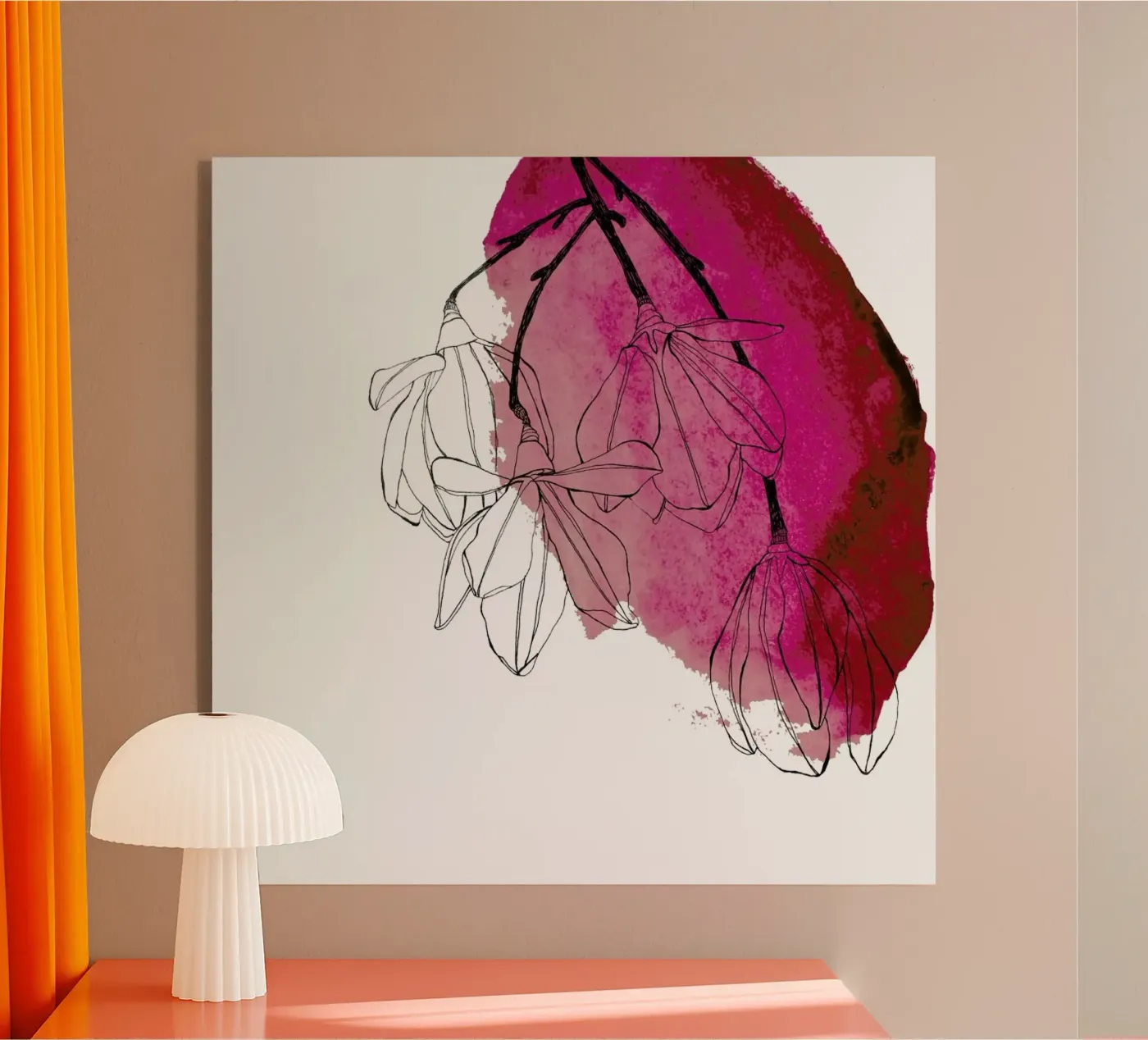 Magnolia plexiglass da Morgan Kendall
