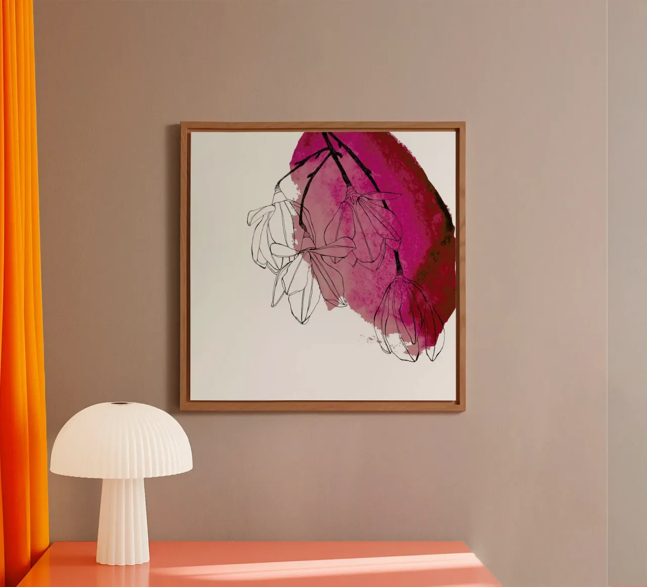 Magnolia alluminio dibond da Morgan Kendall