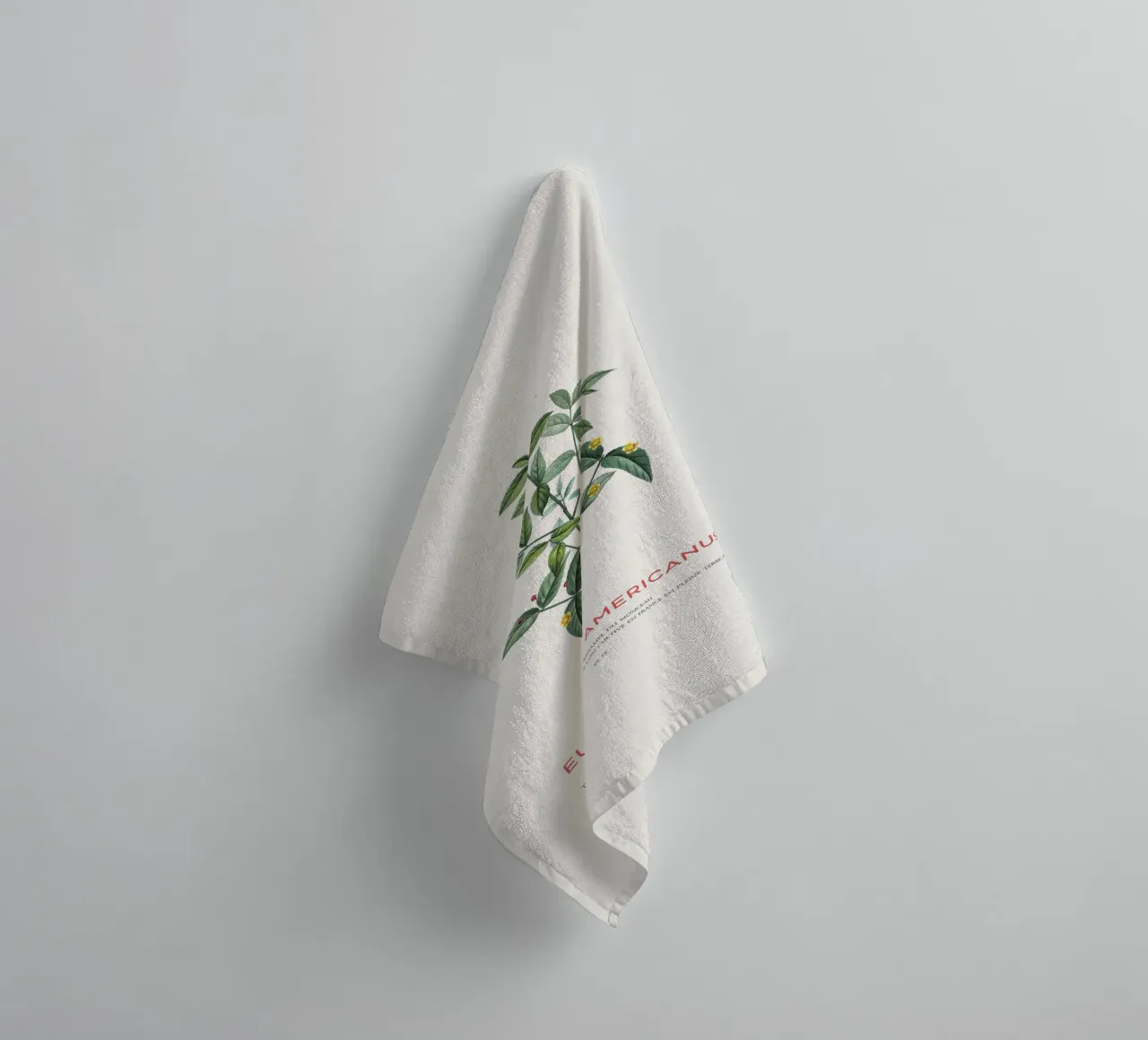 Cespuglio di fragole americane o Euonymus Americanus asciugamano da bagno da Vintagrafica