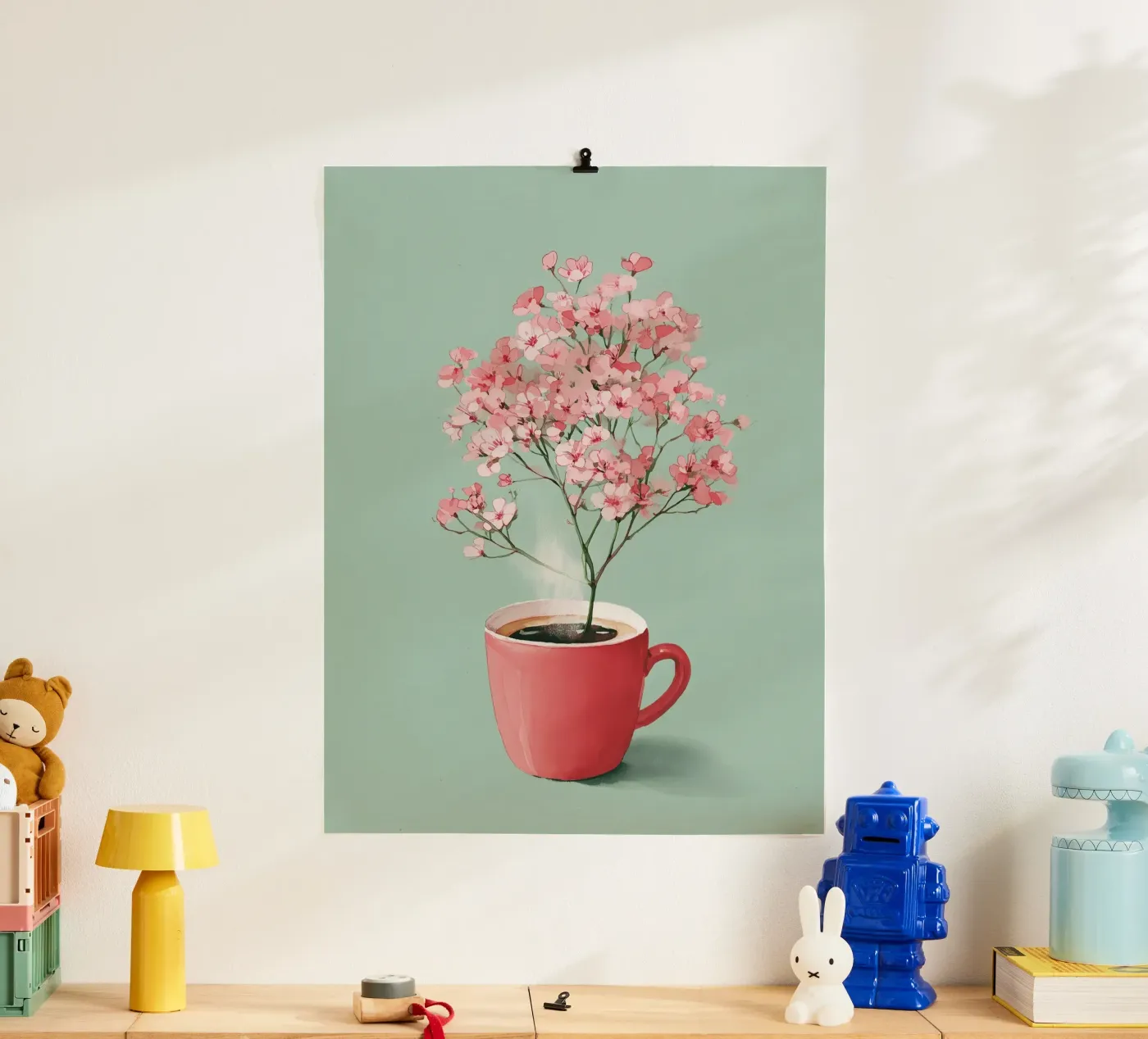 Cherry Blossom Coffee poster da coffeelover