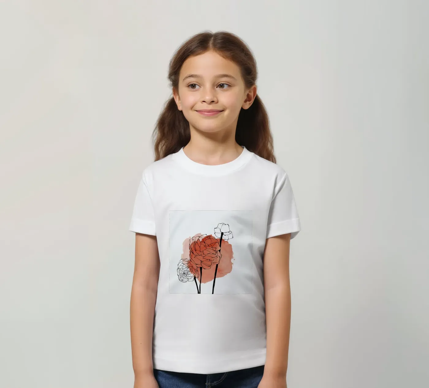 Ranunculus t-shirt bambini da Morgan Kendall