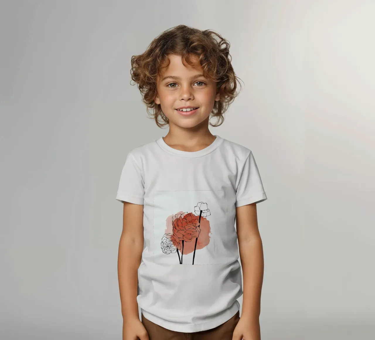 Ranunculus t-shirt bambini da Morgan Kendall