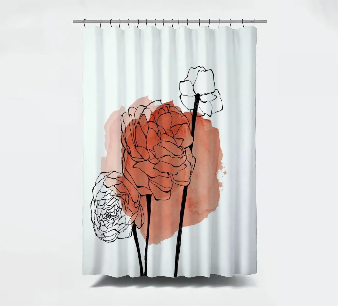 Ranunculus Duschvorhang von Morgan Kendall