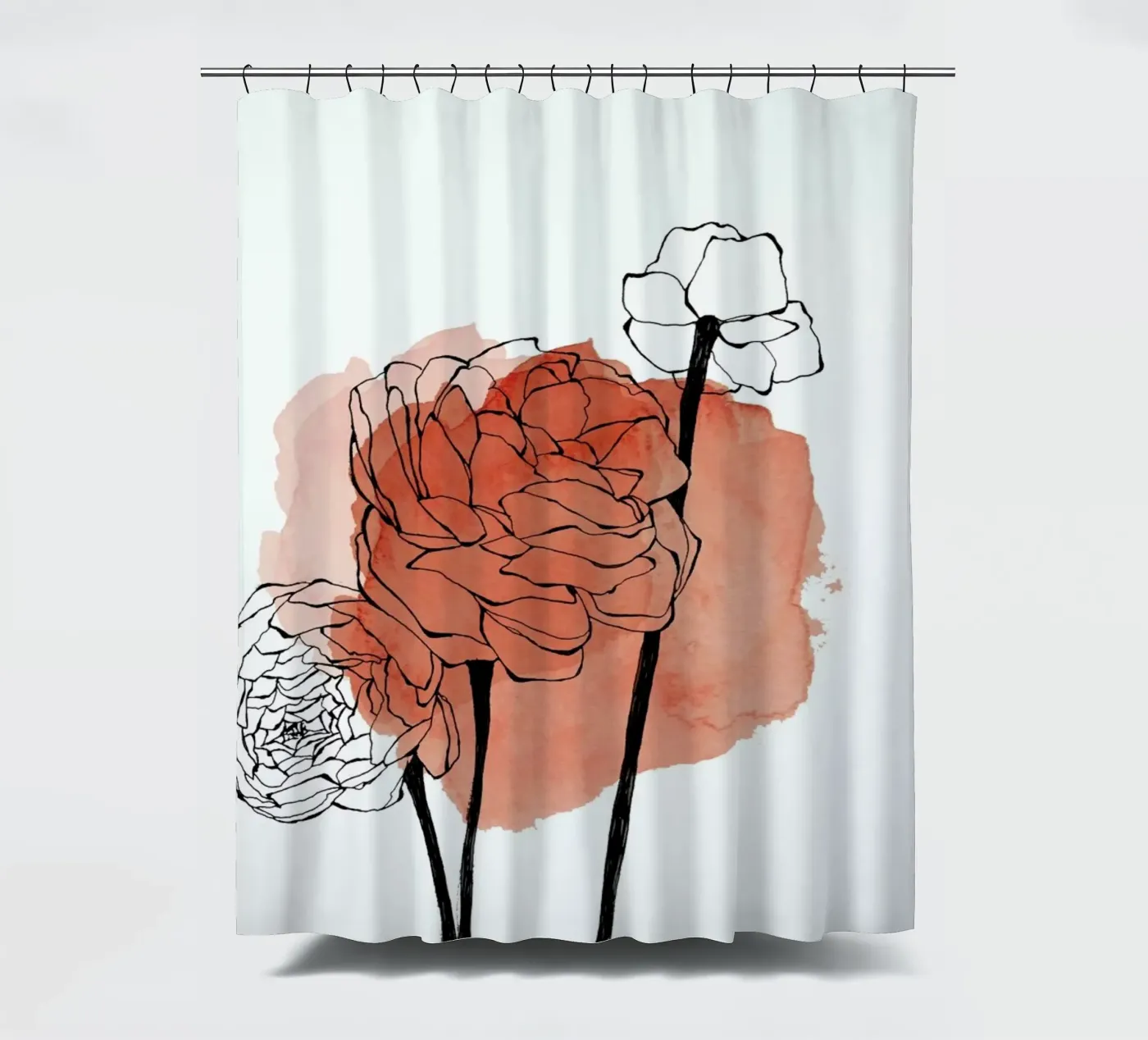 Ranunculus Duschvorhang von Morgan Kendall