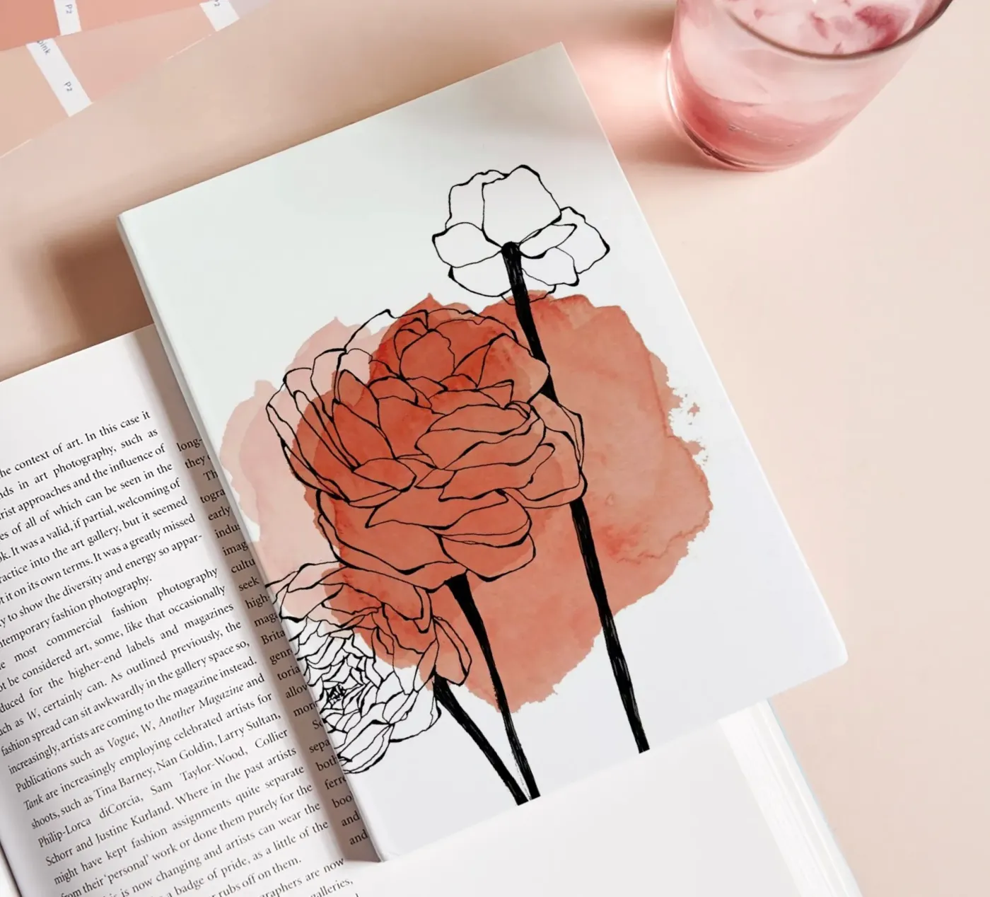 Ranunculus notebook by Morgan Kendall