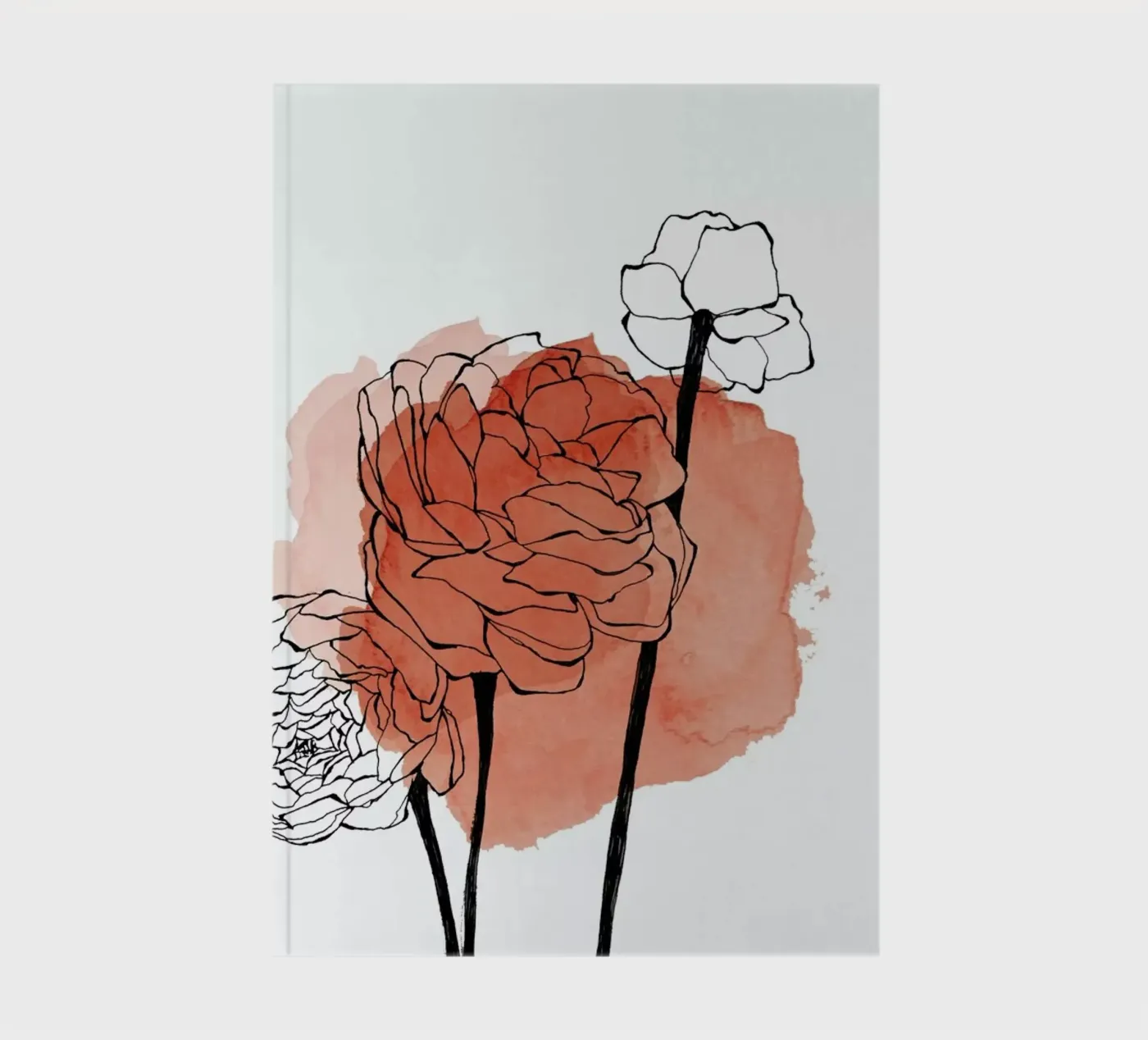 Ranunculus notebook by Morgan Kendall