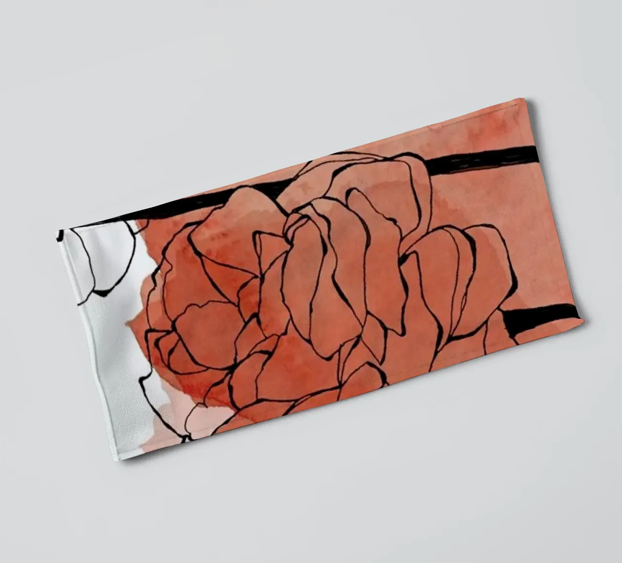 Ranunculus badhanddoek van Morgan Kendall