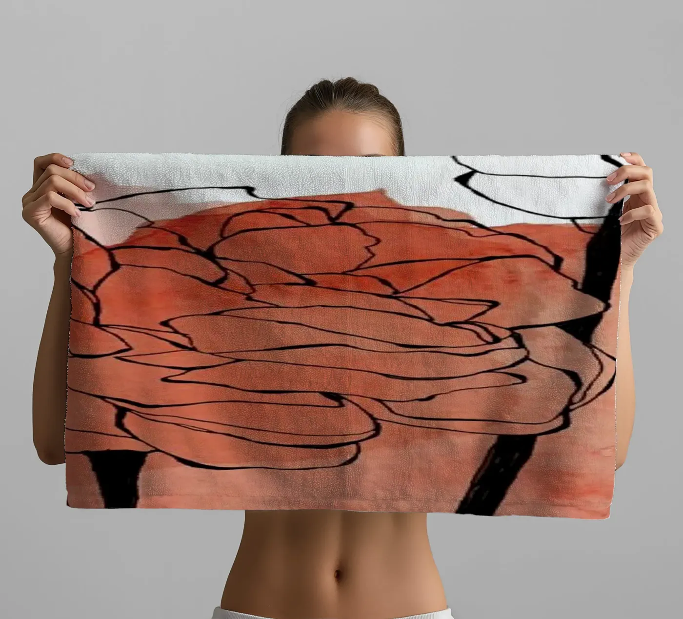 Ranunculus badhanddoek van Morgan Kendall