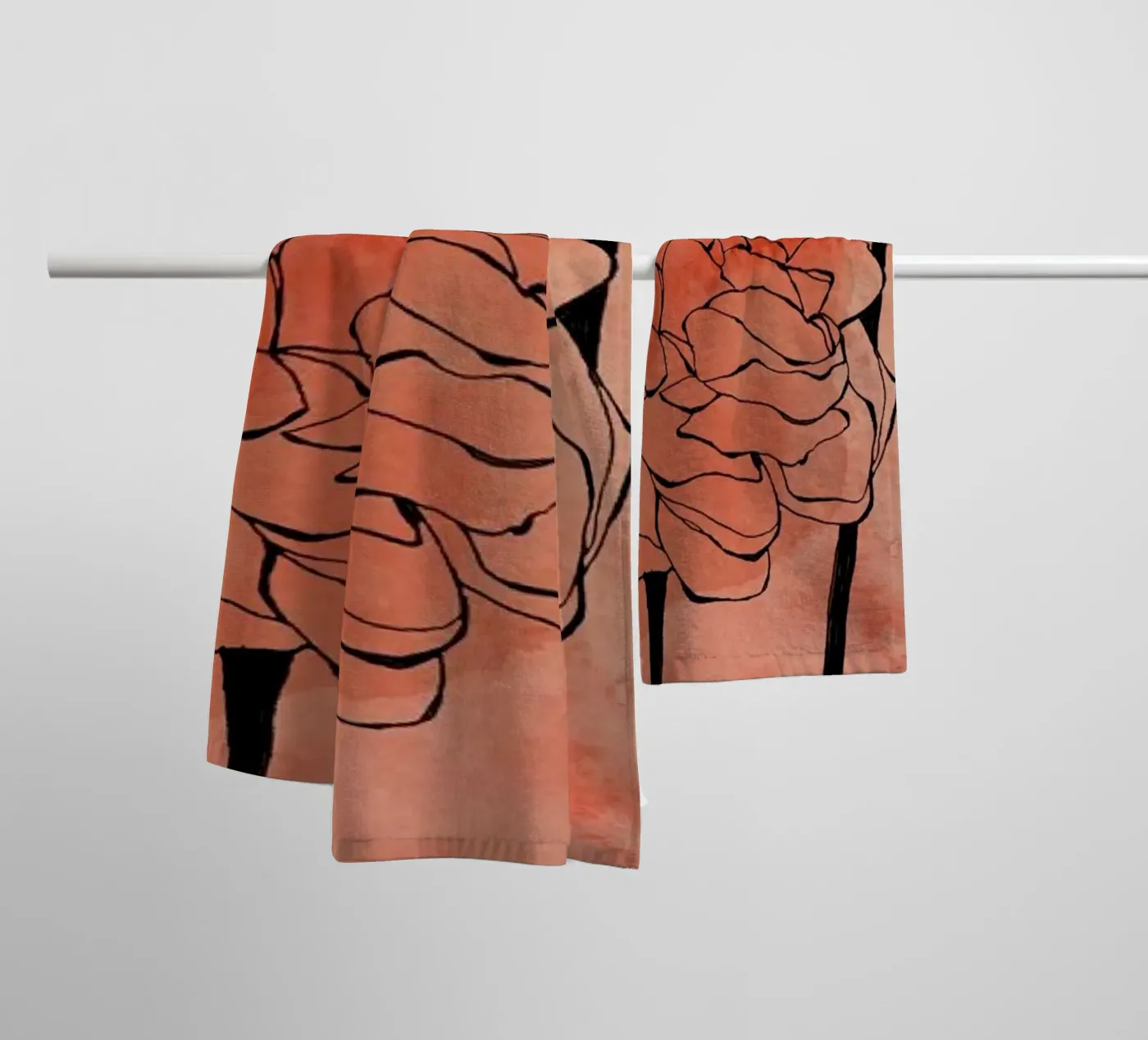 Ranunculus badhanddoek van Morgan Kendall