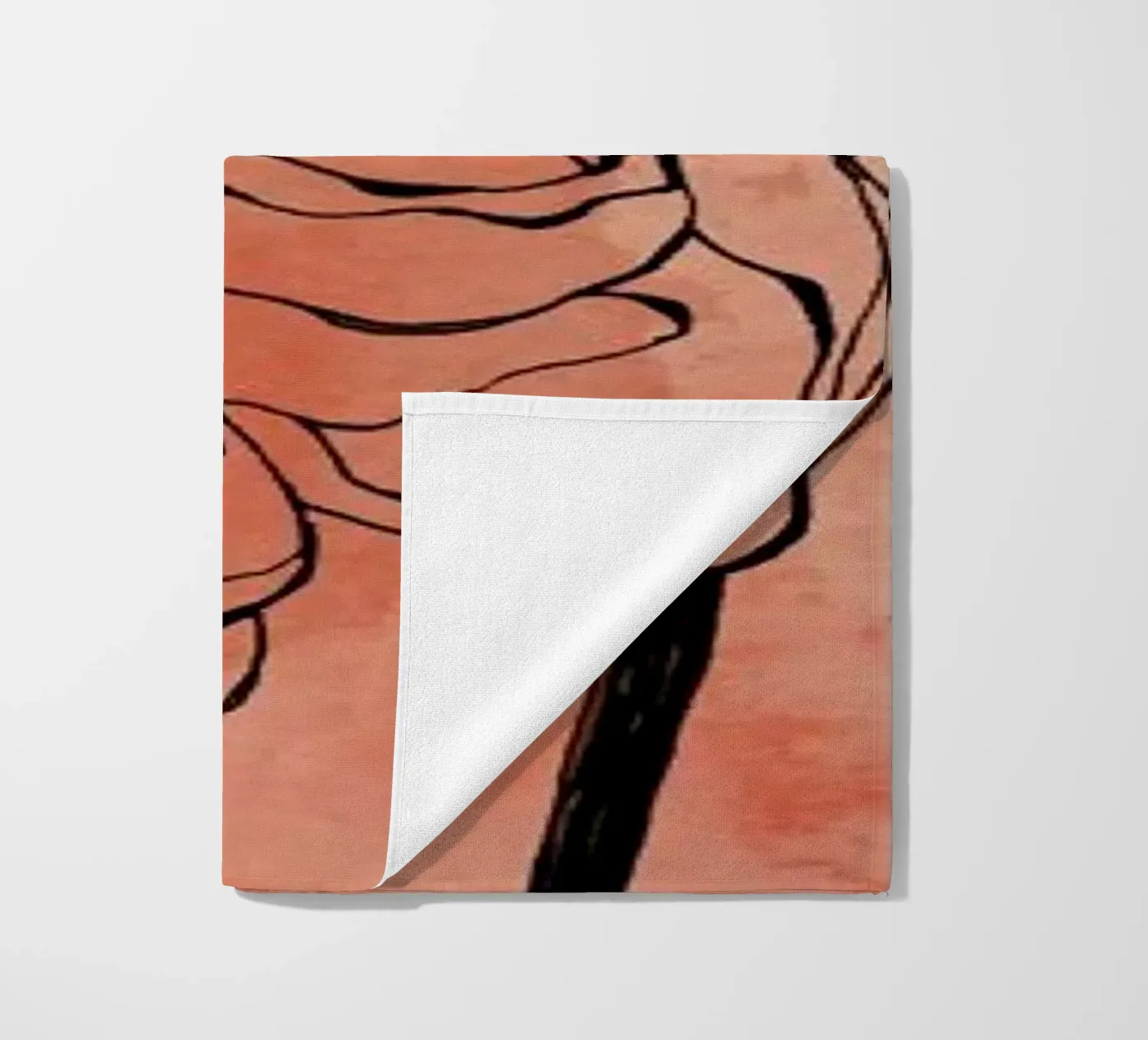 Ranunculus beach towel by Morgan Kendall