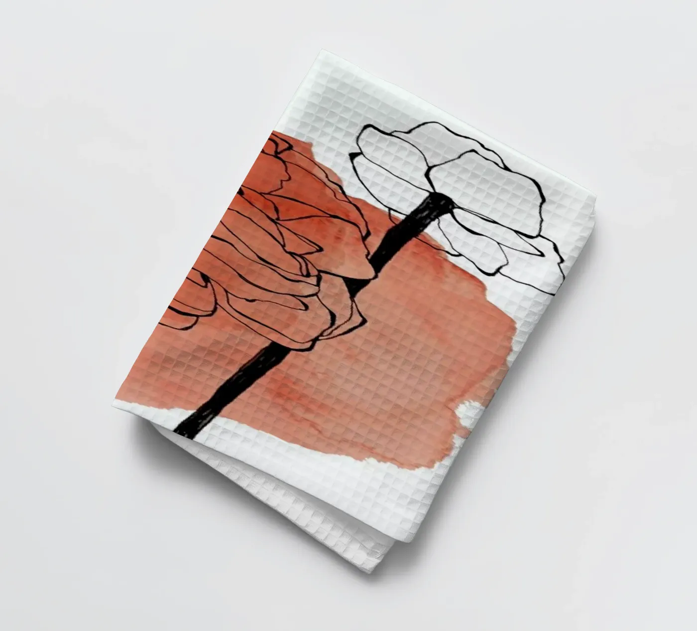 Ranunculus Geschirrtuch von Morgan Kendall