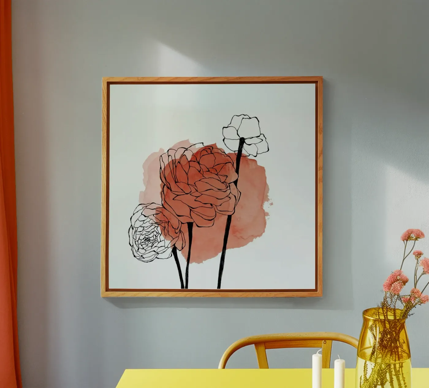 Ranunculus Acryl-Glas von Morgan Kendall