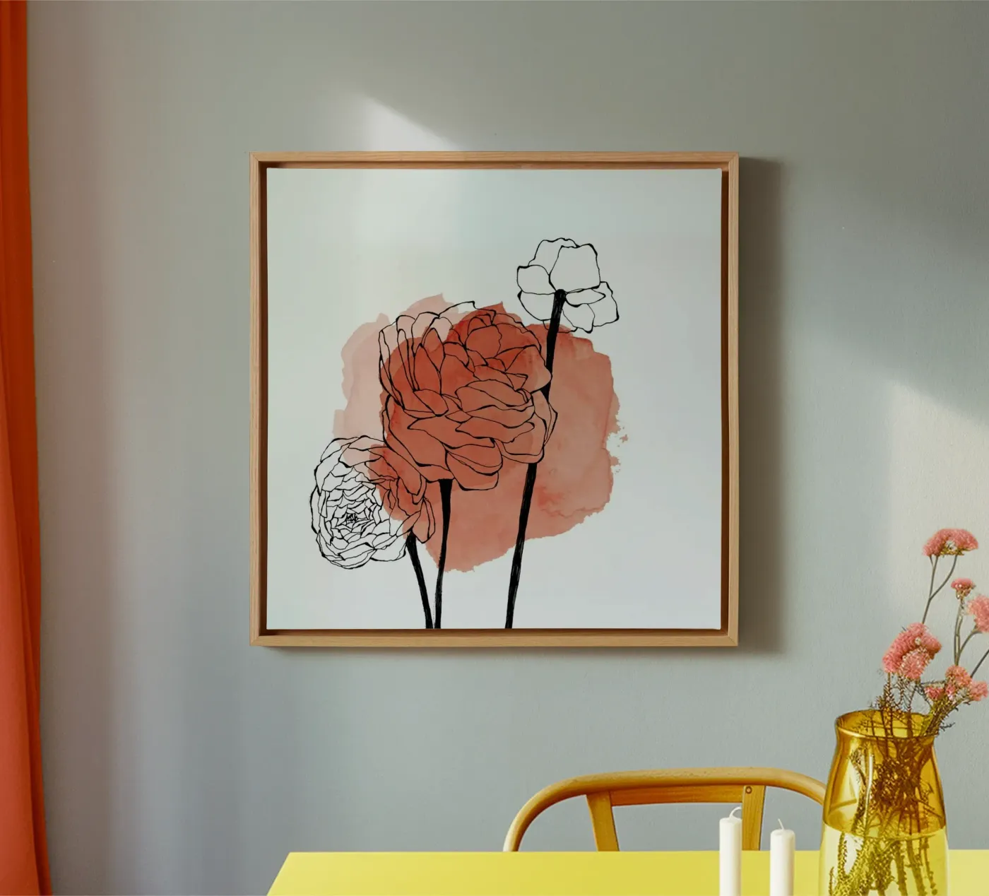 Ranunculus canvas by Morgan Kendall