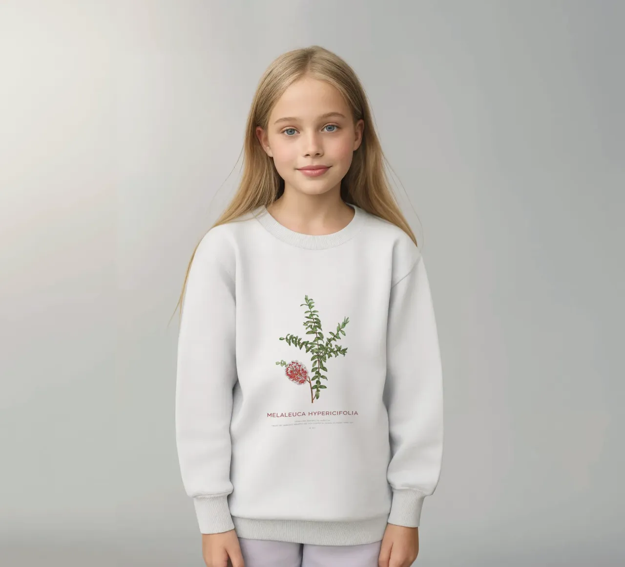 Arbusto a collinetta o Melaleuca Hypericifolia felpa bambino da Vintagrafica