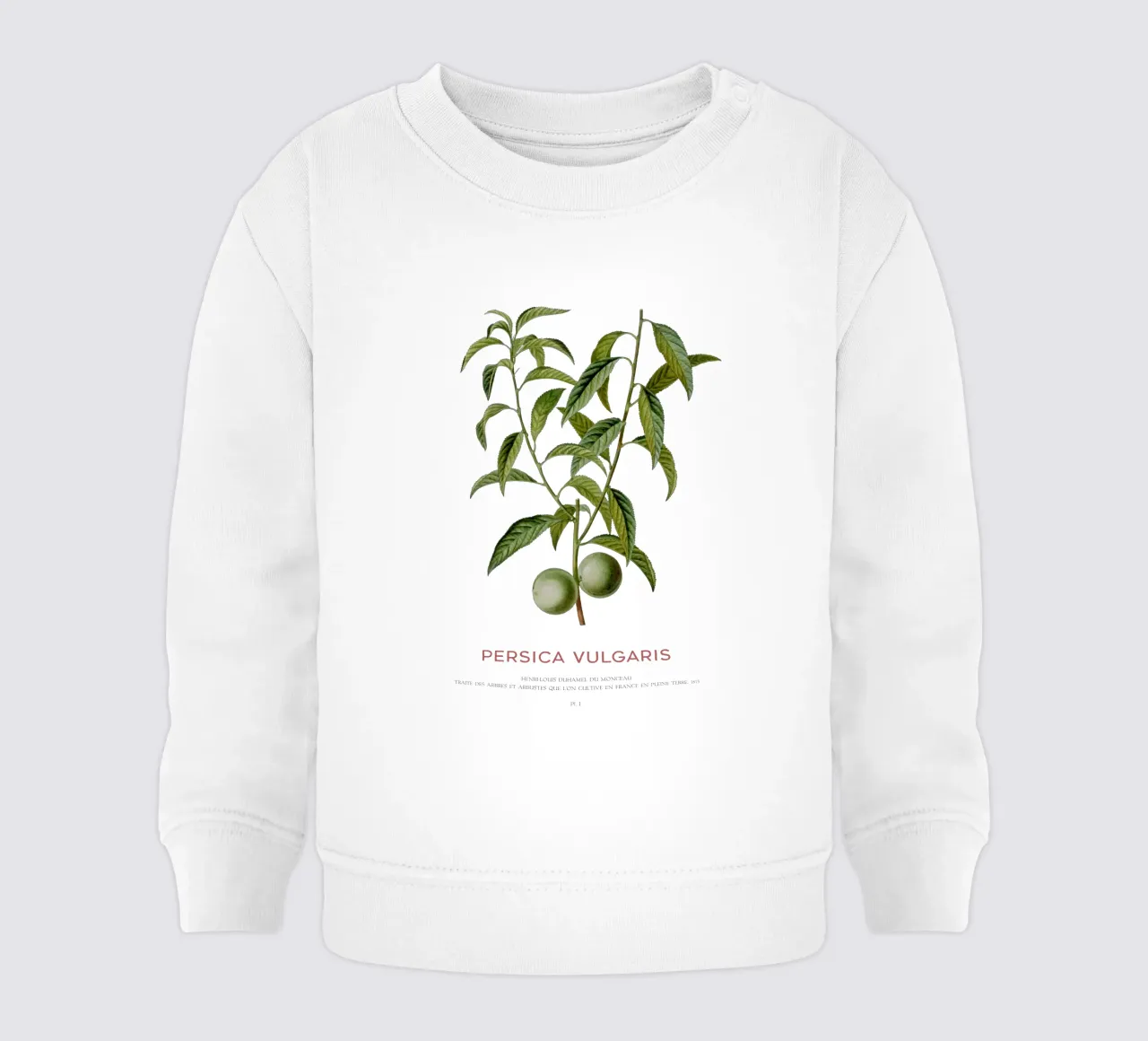 Pesco o Persica Vulgaris felpa neonato da Vintagrafica