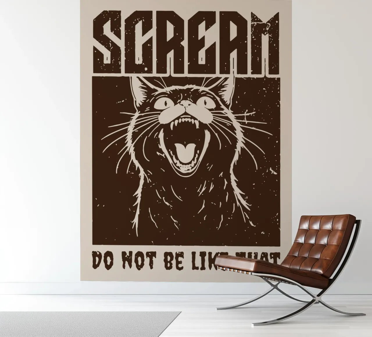 SCHREEUW fotobehang van Gunawan Rb