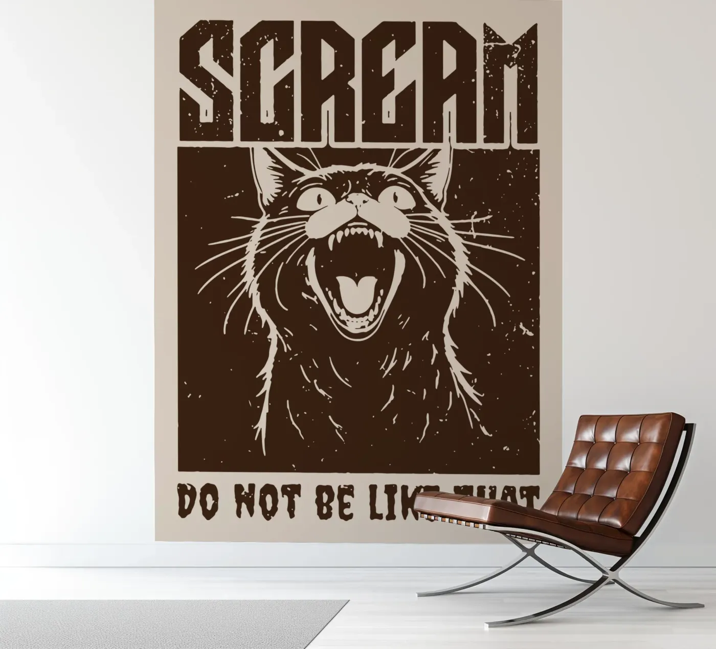 SCHREEUW fotobehang van Gunawan Rb