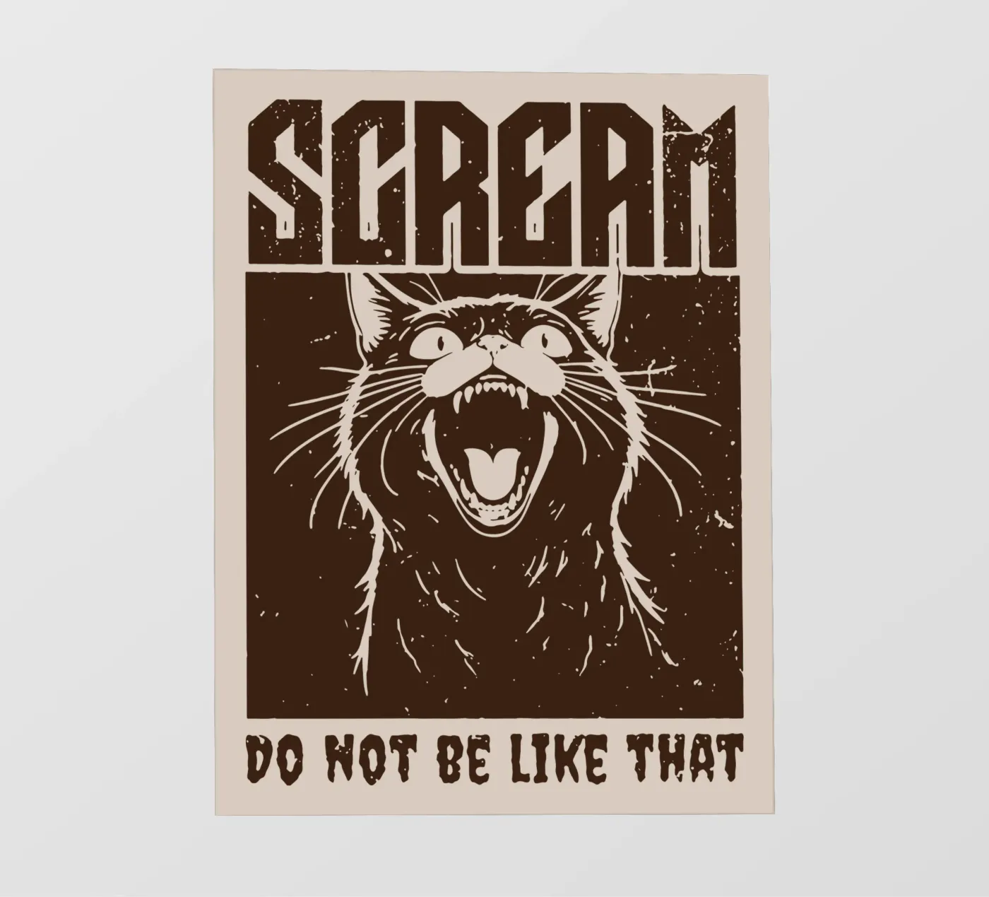 SCHREEUW fotobehang van Gunawan Rb