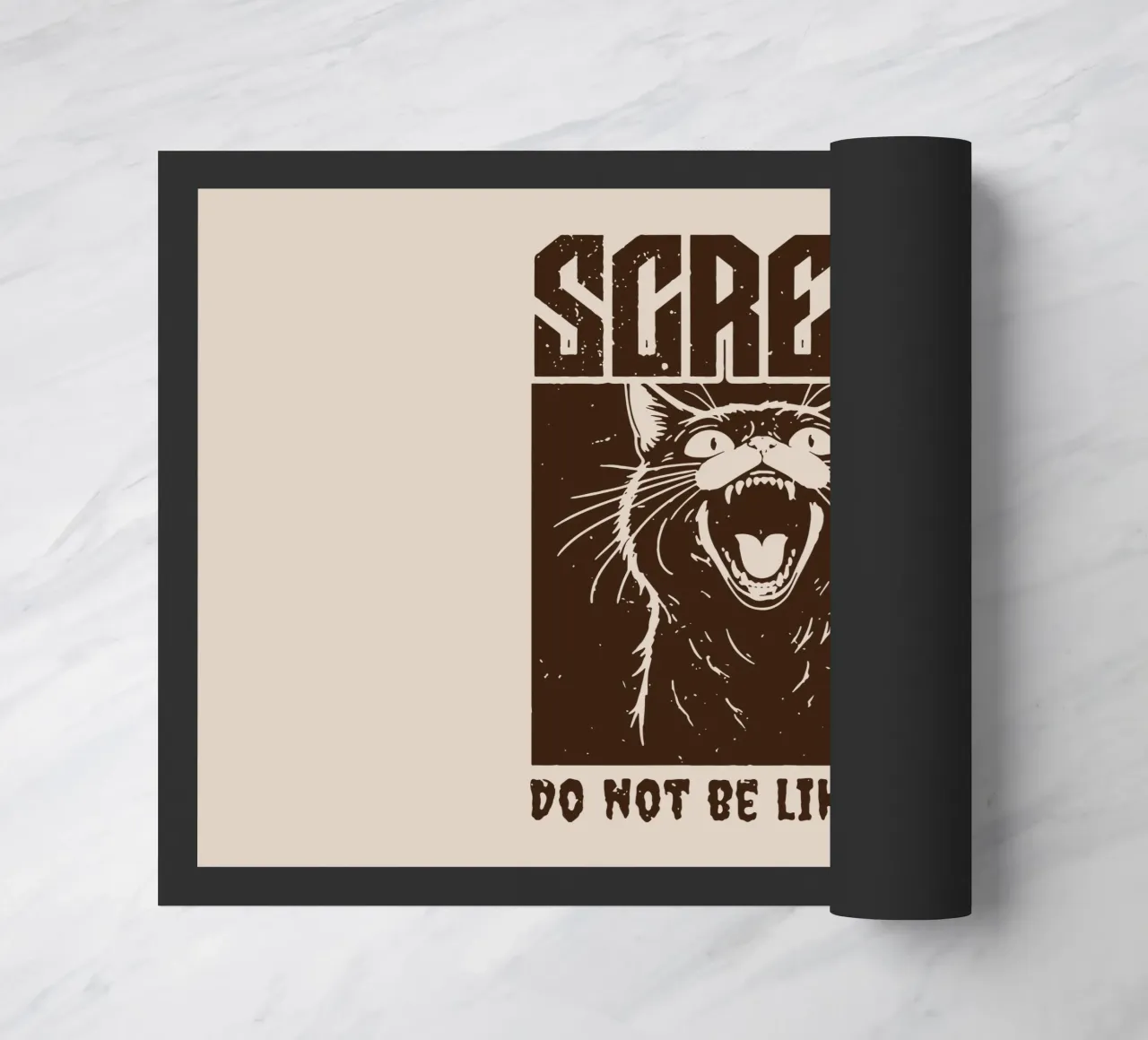 SCREAM doormat by Gunawan Rb