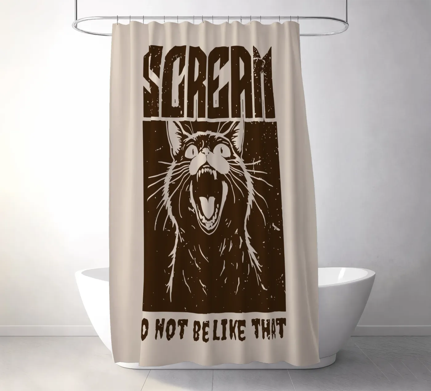 SCREAM Duschvorhang von Gunawan Rb