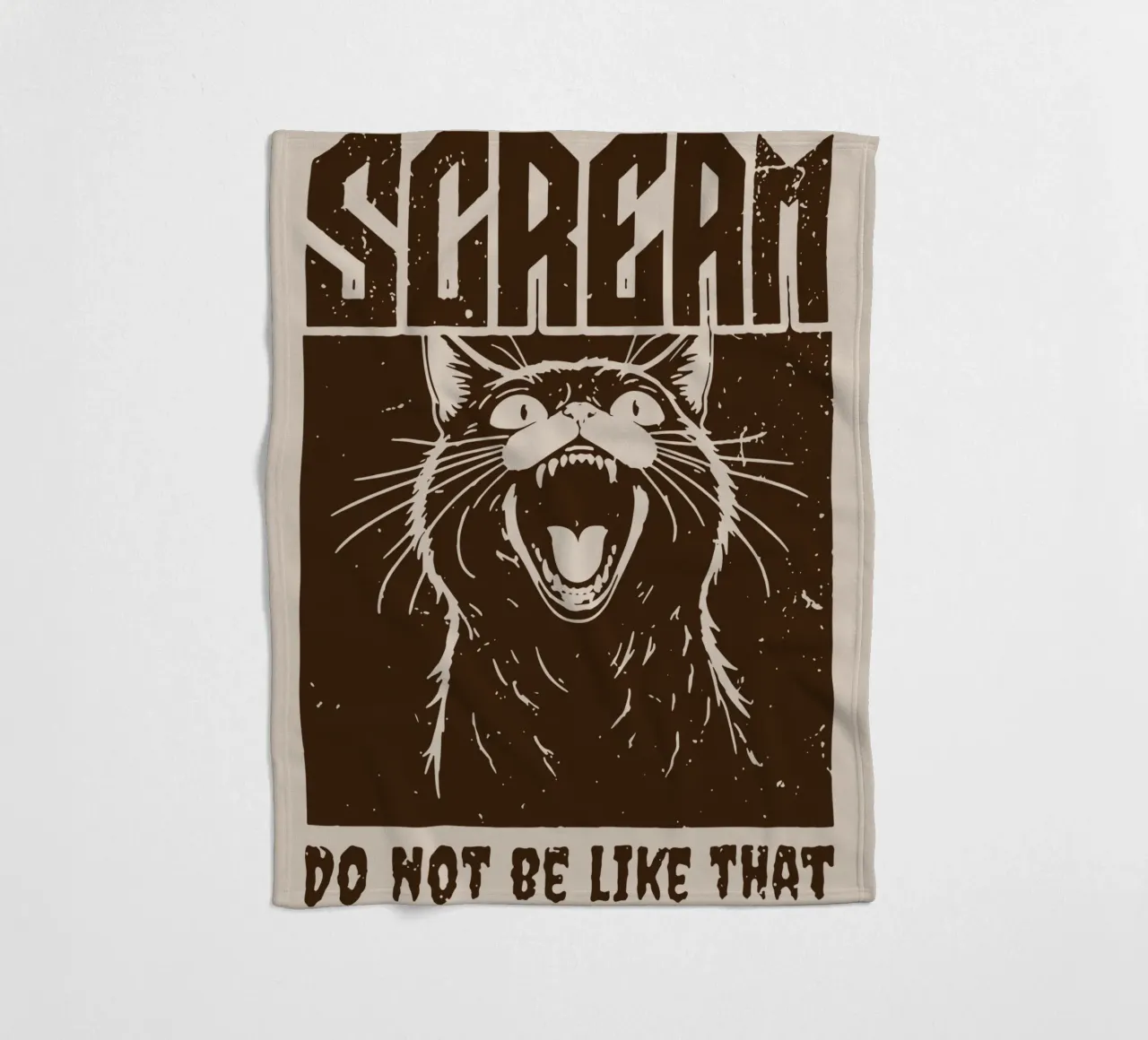 SCREAM Fleecedecke von Gunawan Rb