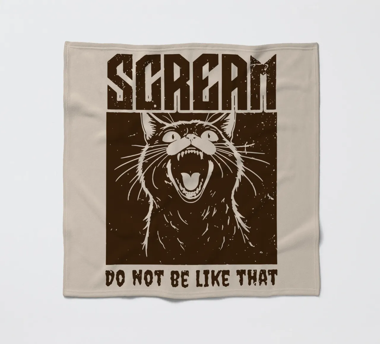 SCREAM Fleecedecke von Gunawan Rb