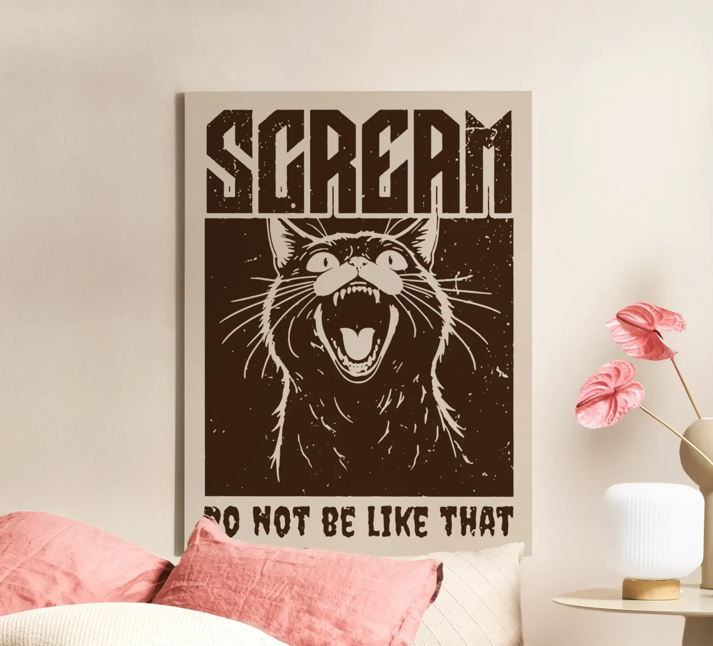 SCREAM canvas by Gunawan Rb