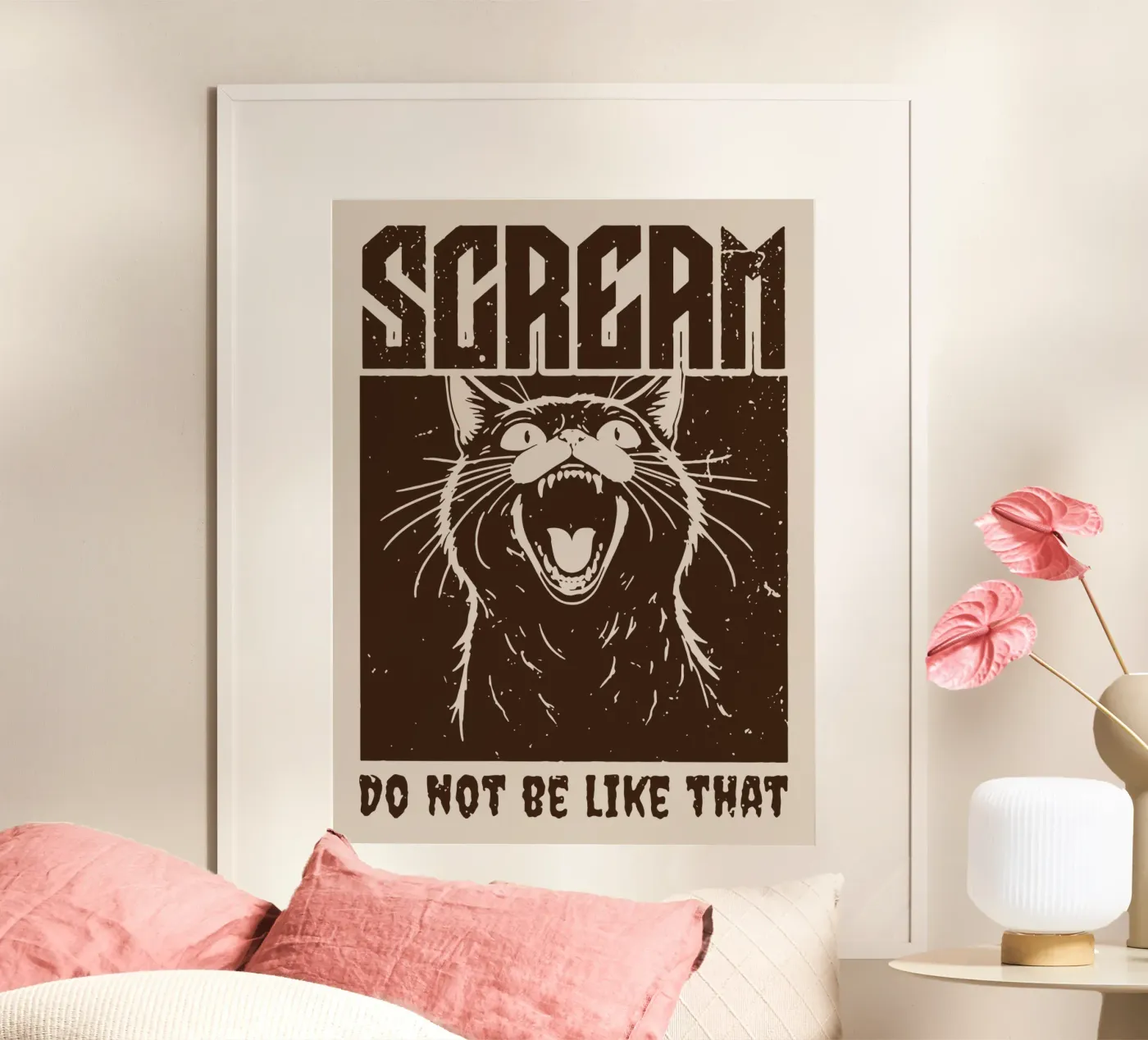 SCREAM Poster von Gunawan Rb