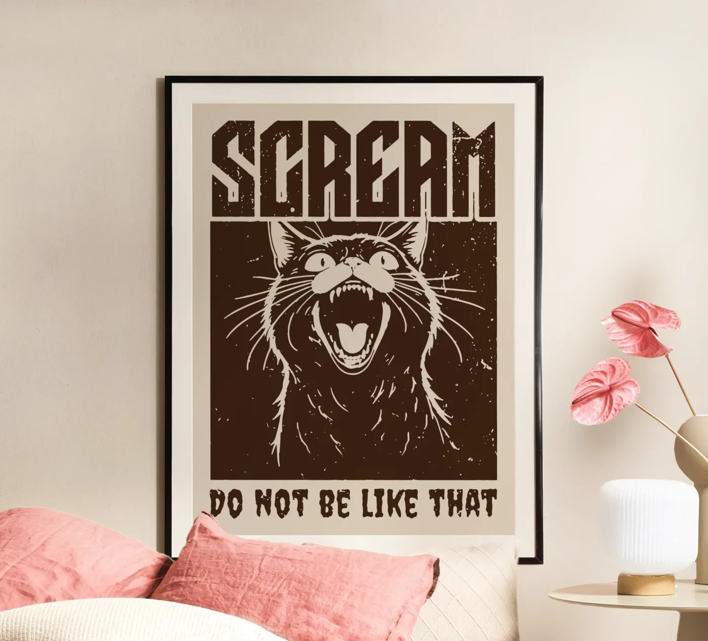 SCREAM Poster von Gunawan Rb