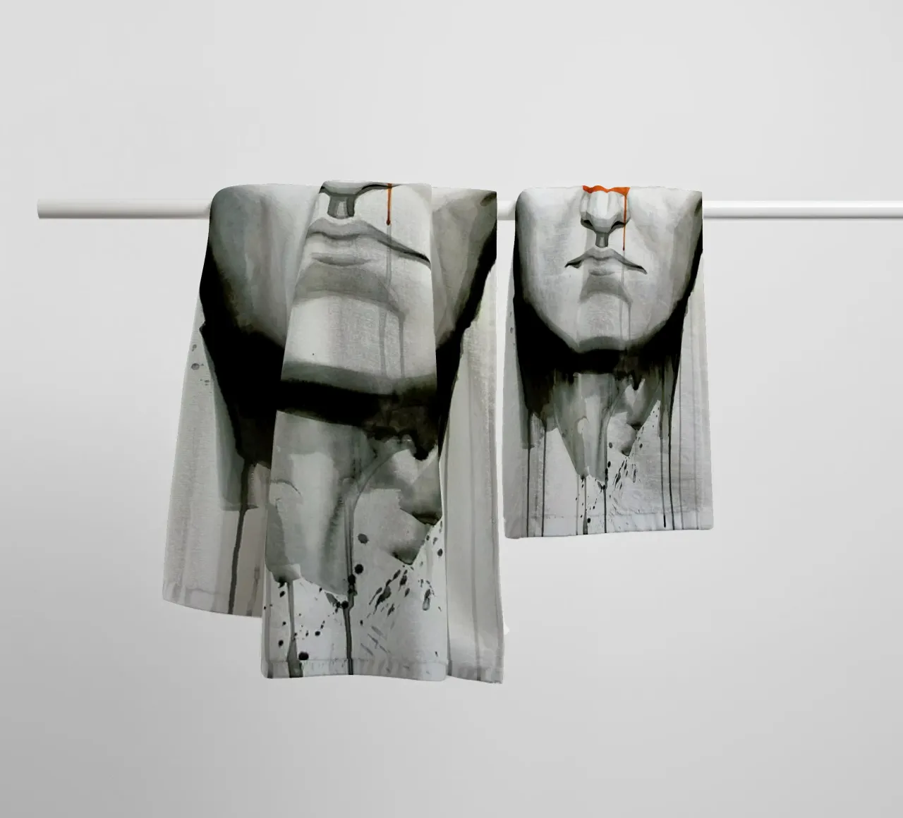 Determination badhanddoek van Rebekka