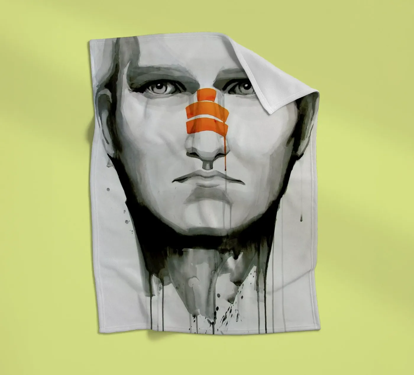 Determination fleece blanket by Rebekka