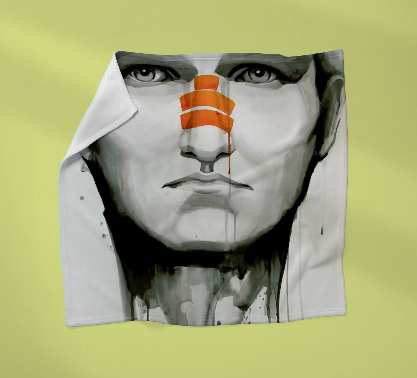 Determination fleece blanket by Rebekka