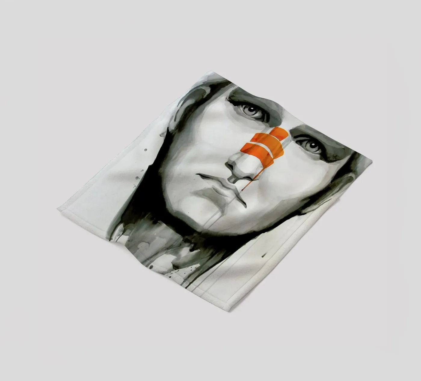 Determination fleece blanket by Rebekka